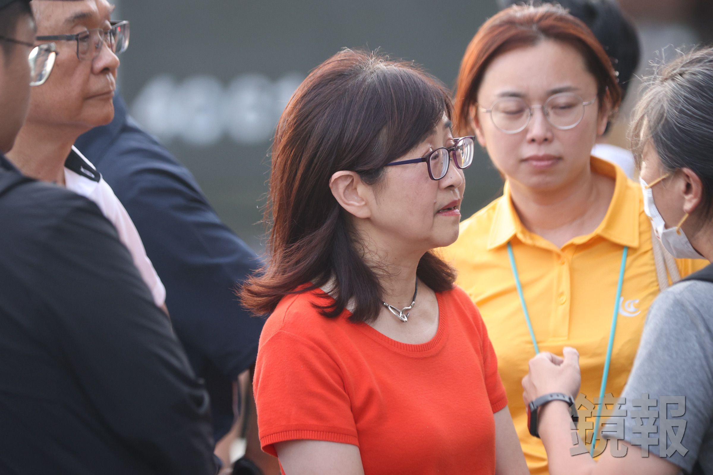林奕華昨出席反虐童護孩子凱道行動,稱蔣萬安允諾當選後會參加園長會議。(鏡報劉耀勻)