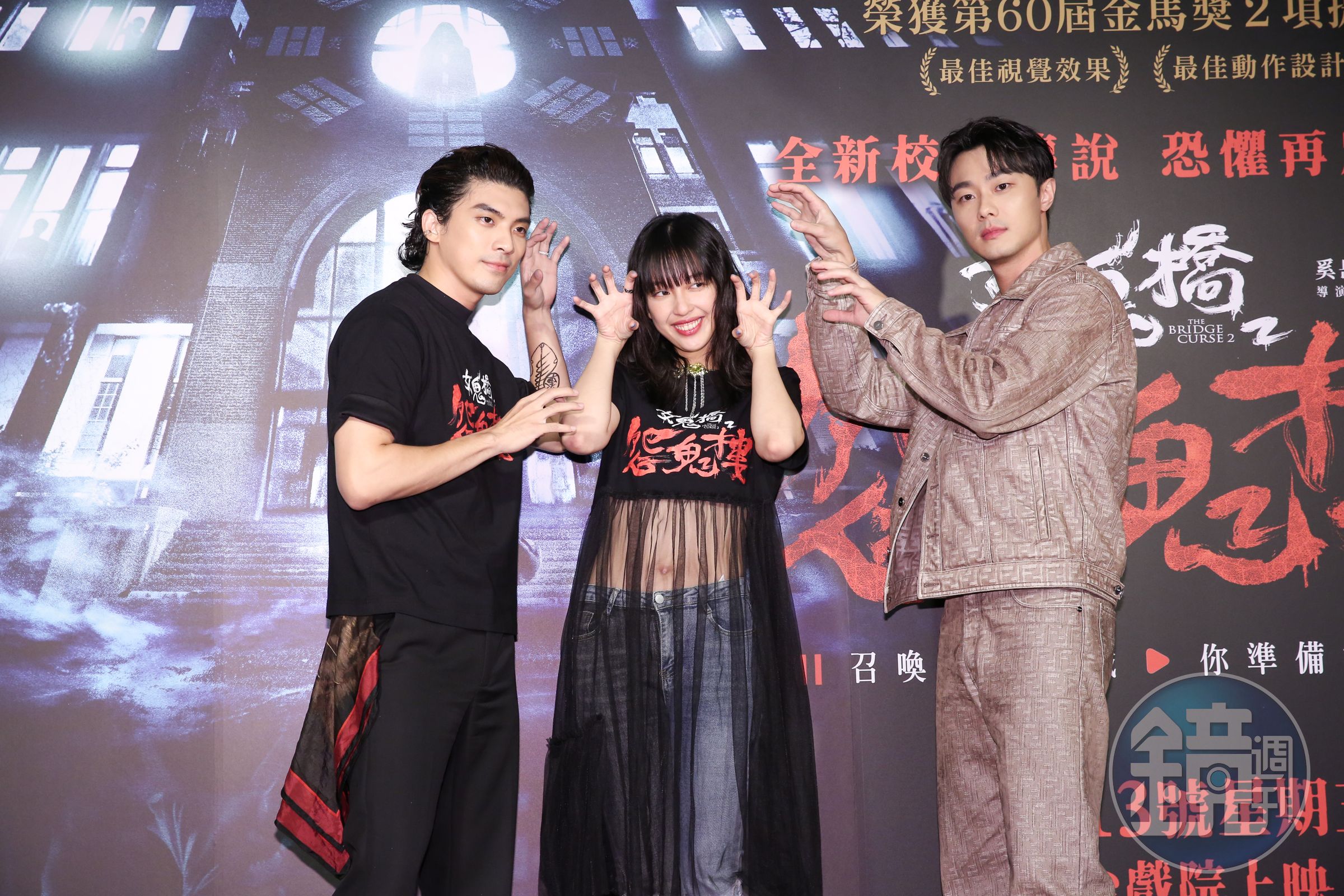 林哲熹對票房比上集翻倍很有信心，與施柏宇及王渝萱的合作也很有默契。