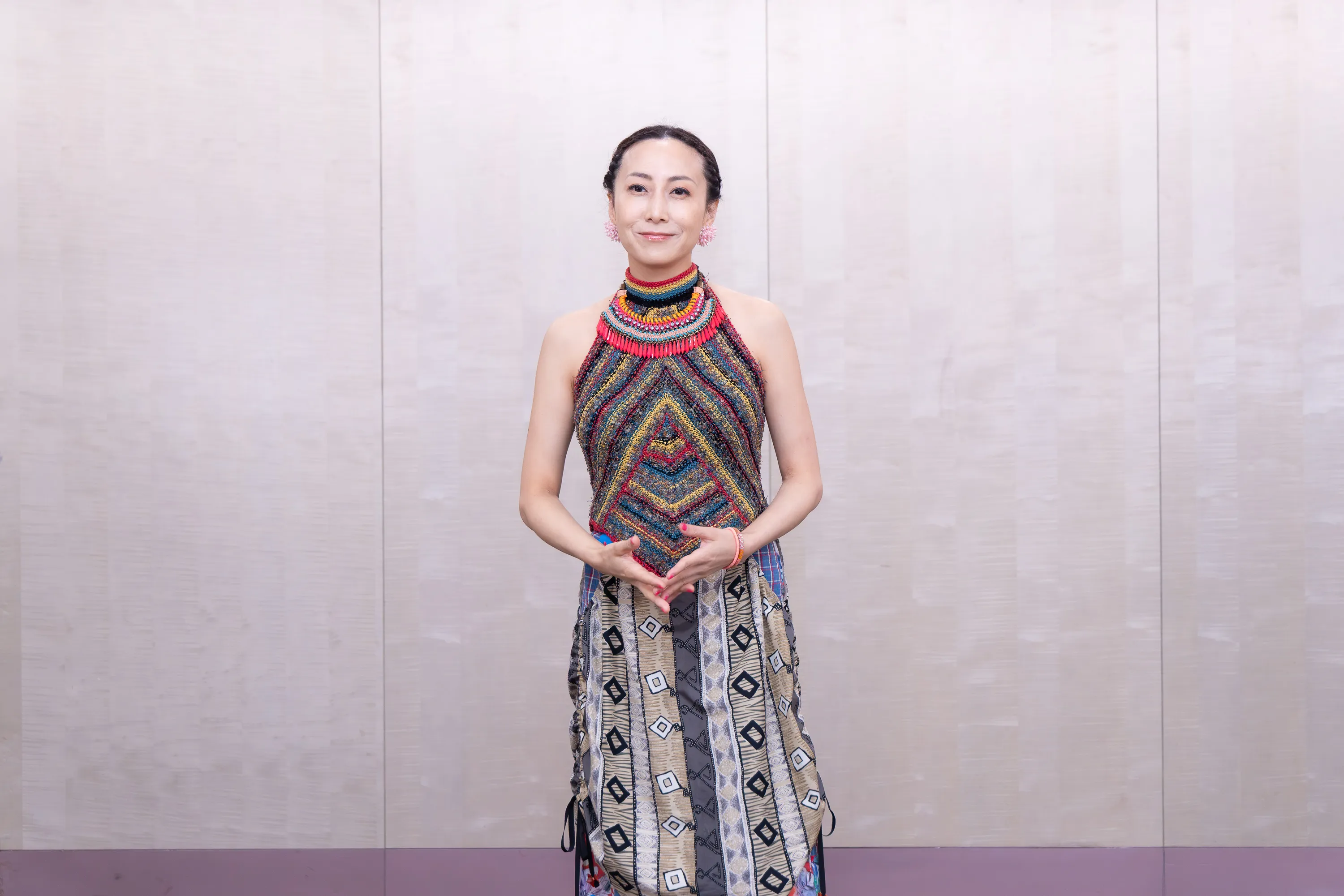 一青窈時隔3年返台在新北市綠生活音樂節演出，看到台下觀眾愜意坐在草地聽歌讓她也放鬆了。（COME ON JKSSP提供）