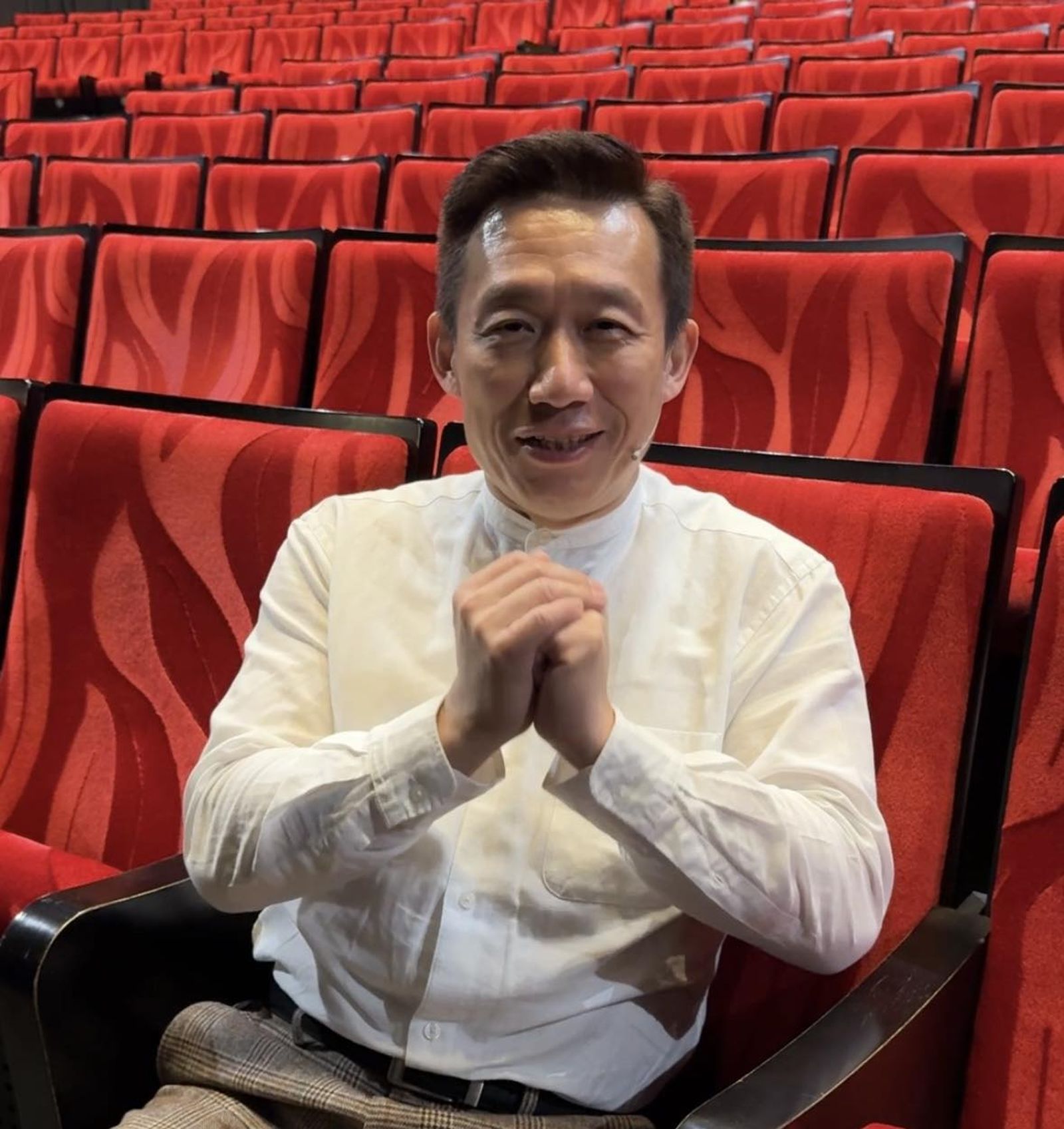 郭子乾曾安插兒子在劇團裡演出一個角色。（翻攝自郭子乾臉書）