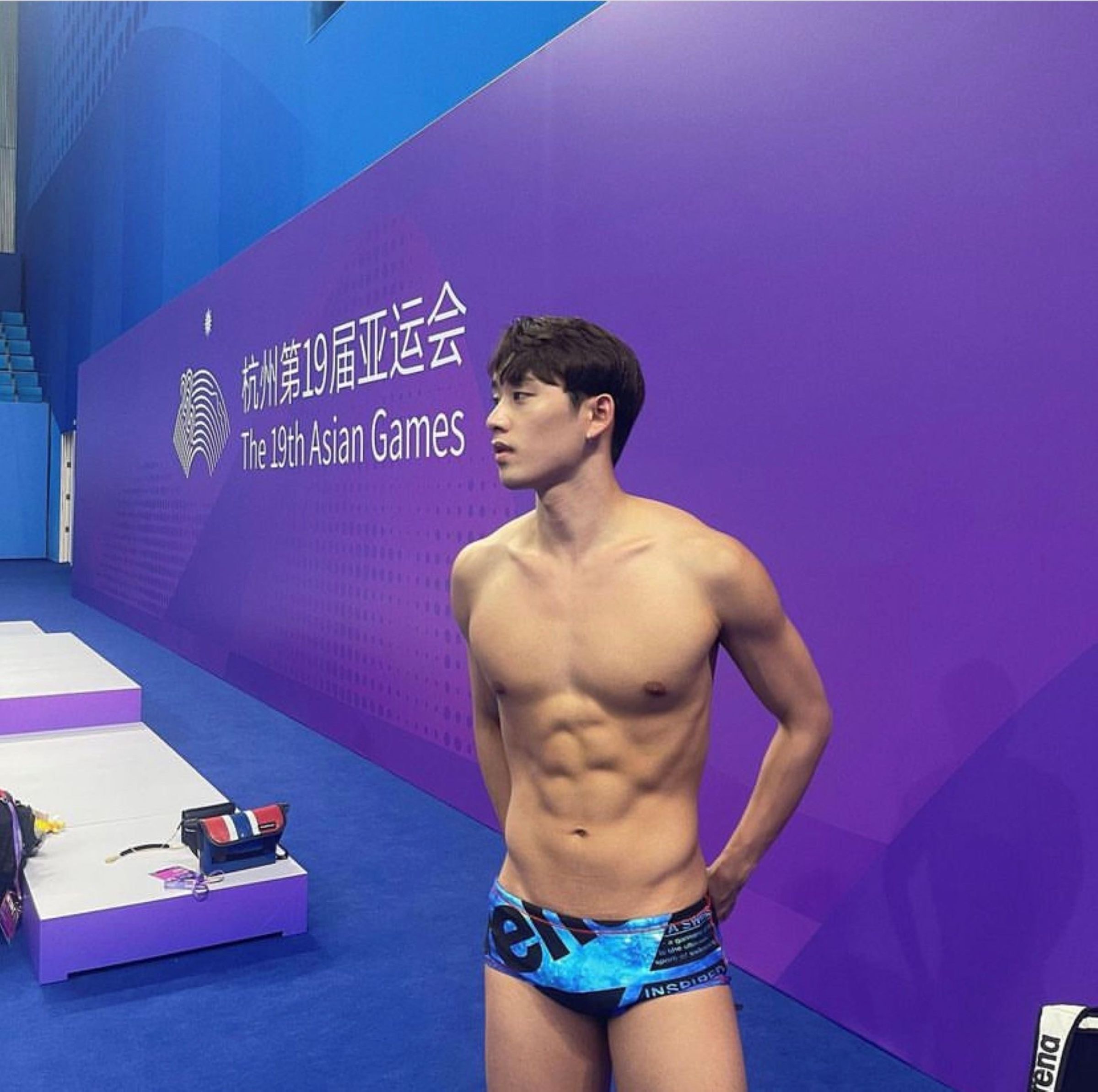 泰星Est是演員也是游泳選手,目前還是泰國50公尺與100公尺自由式的紀錄保持人。(翻攝自網路)