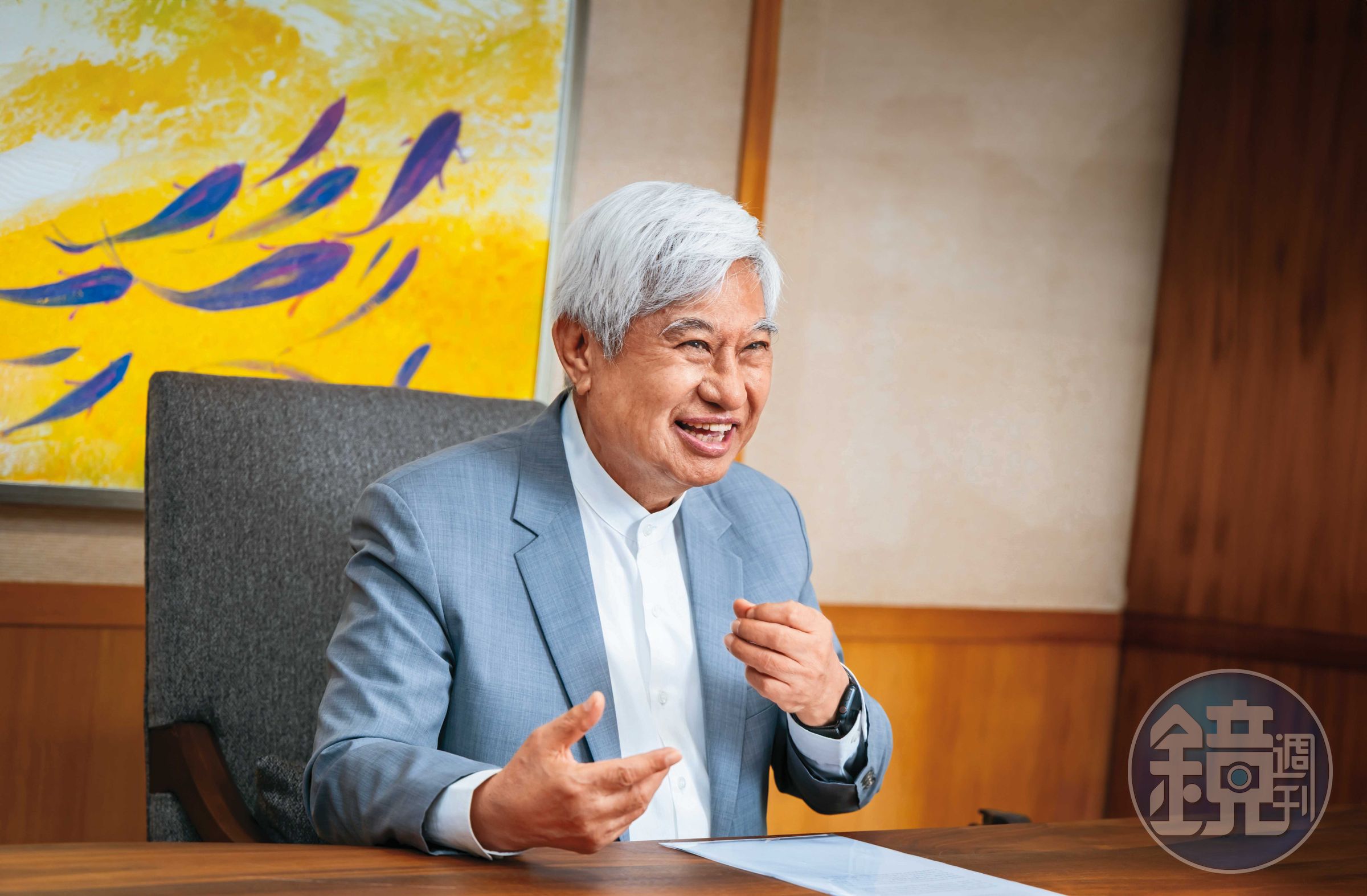 輝達和SpaceX積極提前佈局料源，穩懋董事長陳進財今年也忙著擴充產線。