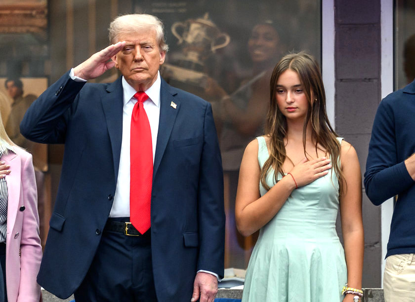 阿拉貝拉（右）是川普的寶貝孫女。（翻攝The White House Flickr）