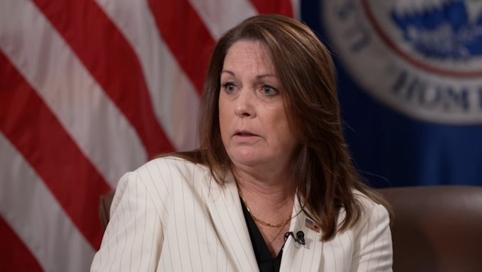 美國特勤局局長齊特爾15日坦承，責任由她來承擔，但無意辭職。（翻攝自X@LivePDDave1）