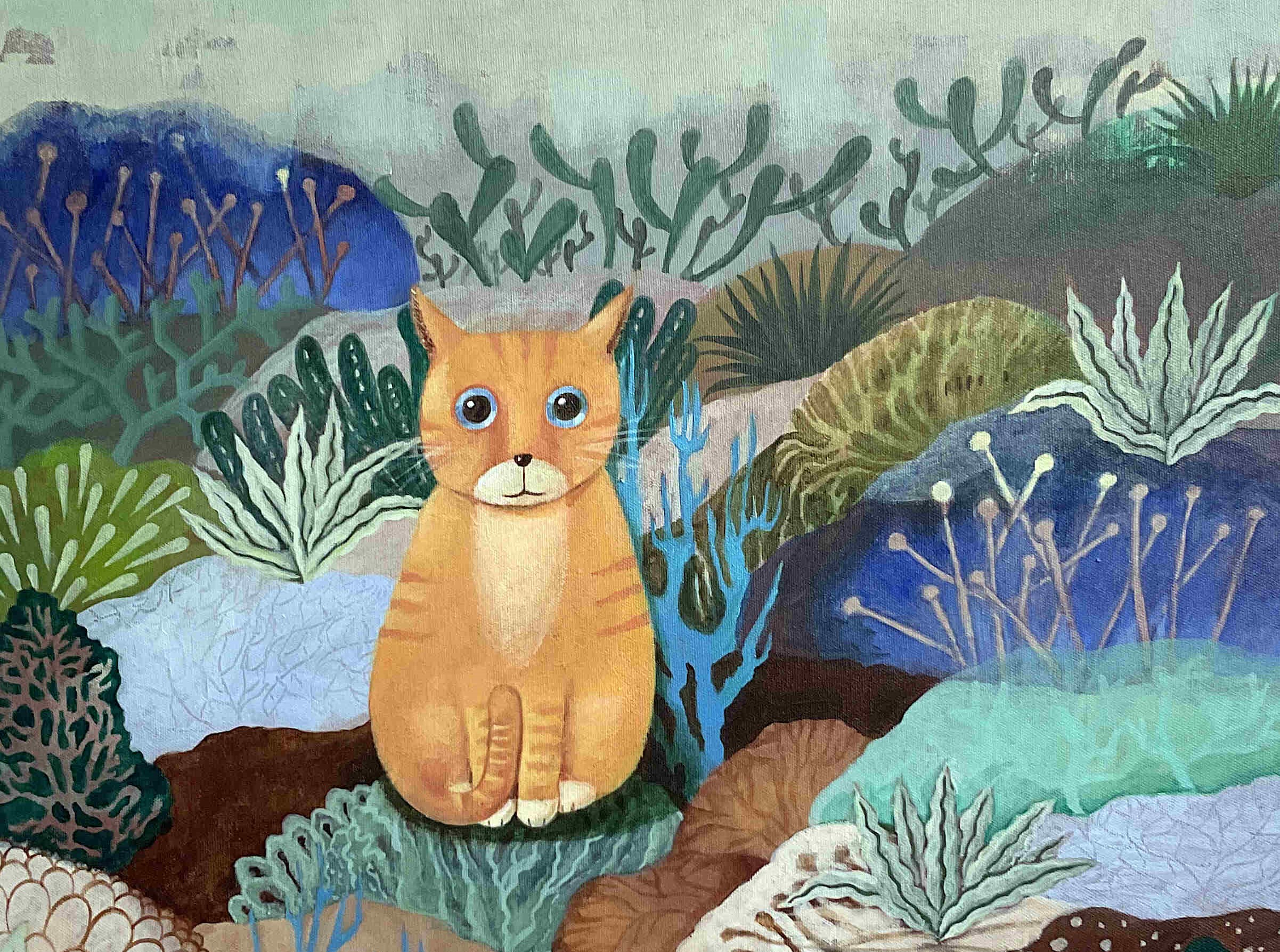 蔦屋書店台中市政店舉辦台義夫妻聯展及品酒會。（中環提供）