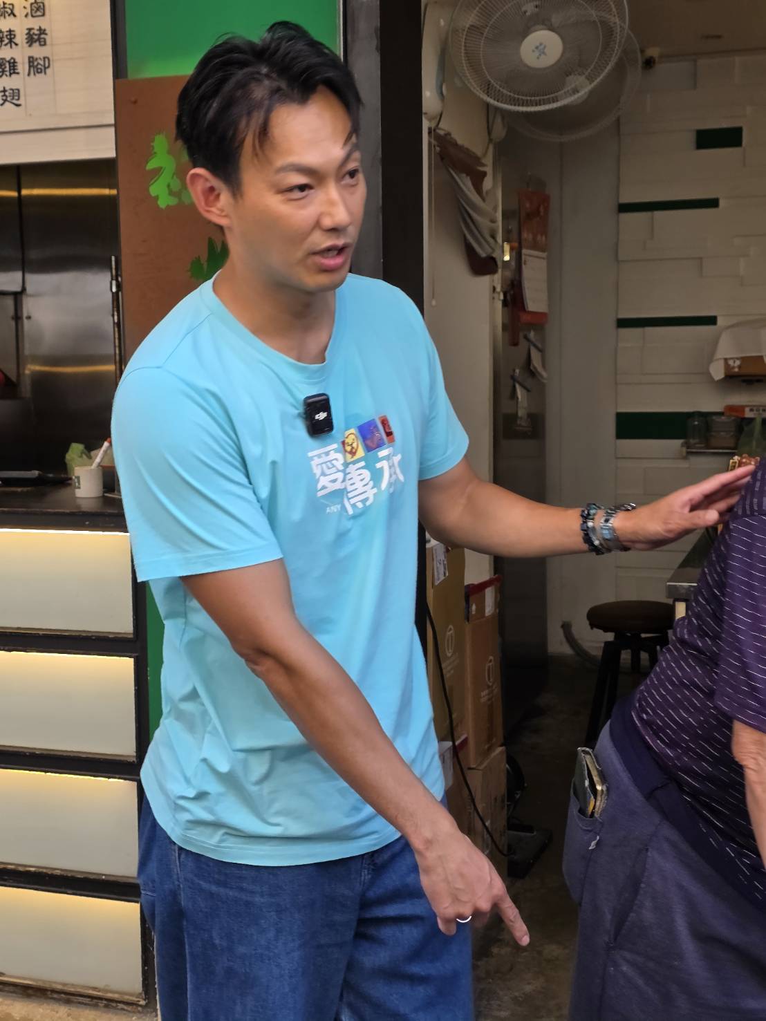 威廉閃兵後首次接受媒體採訪。(台灣優質生命協會提供)