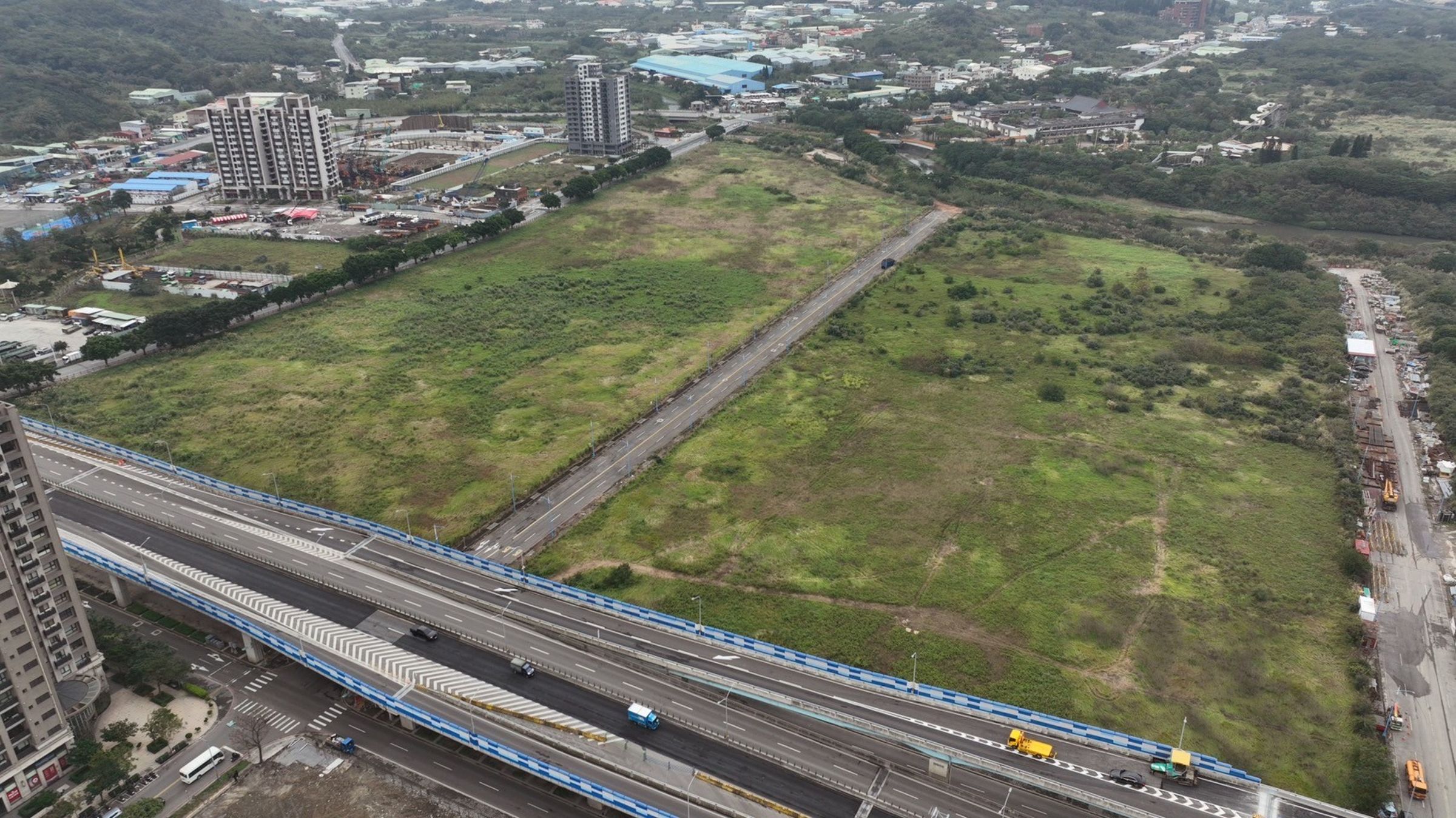 麗寶啟動整合式招商,包含土地、飯店、商辦等,圖為台北港8000坪土地。(麗寶提供)