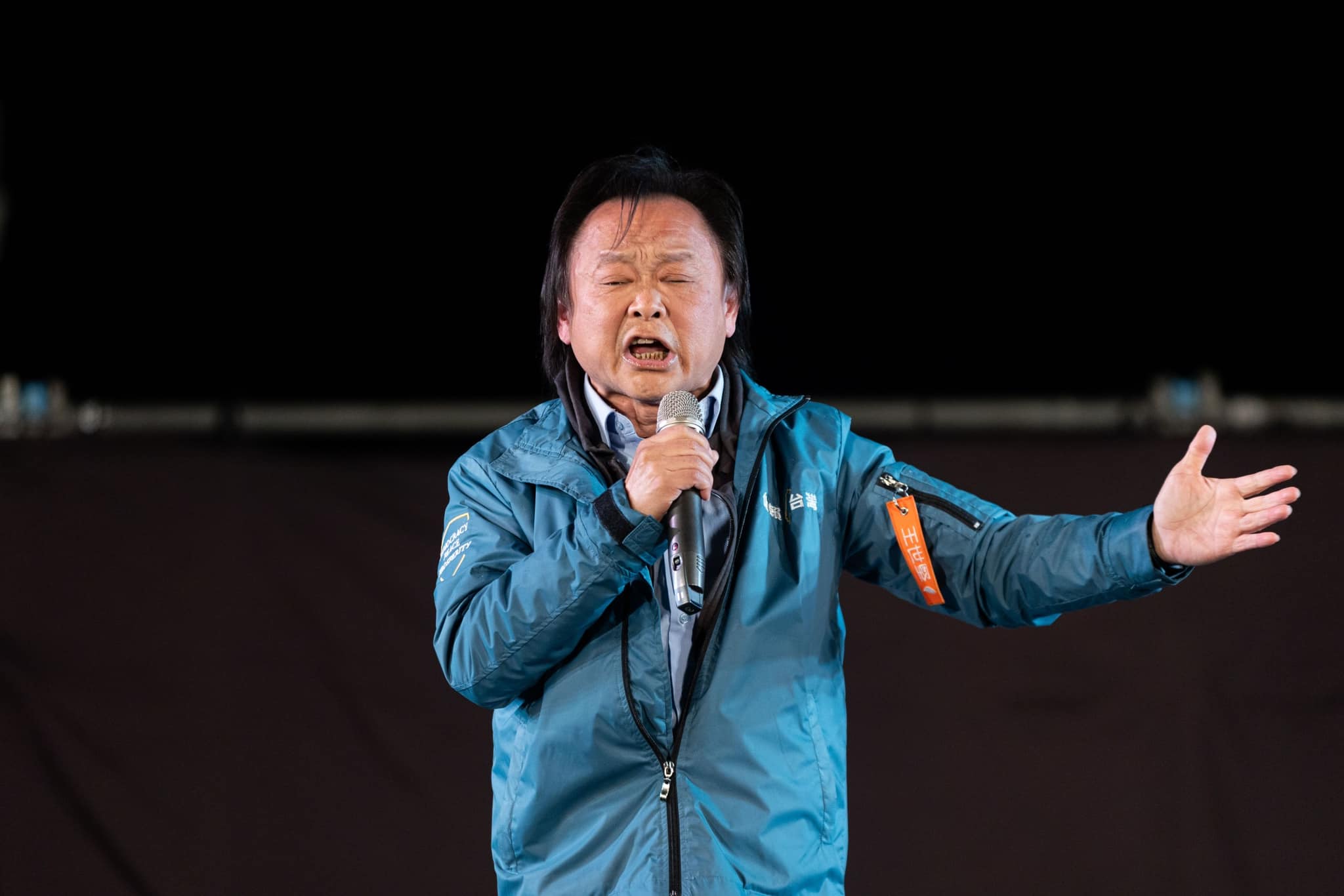 民進黨籍王世堅自行宣布當選。（翻攝王世堅粉絲專頁）