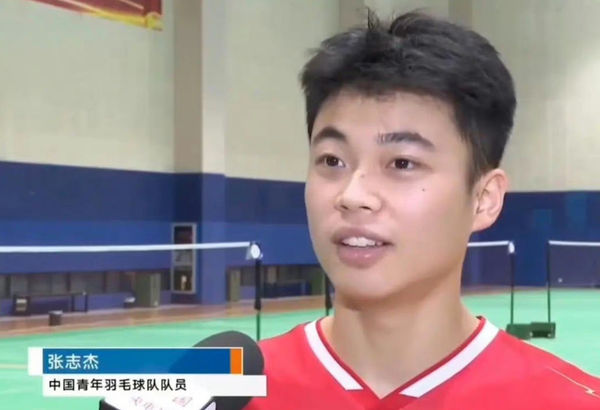 中國羽球小將張志傑上月底在印尼比賽時猝死。（翻攝自微博）