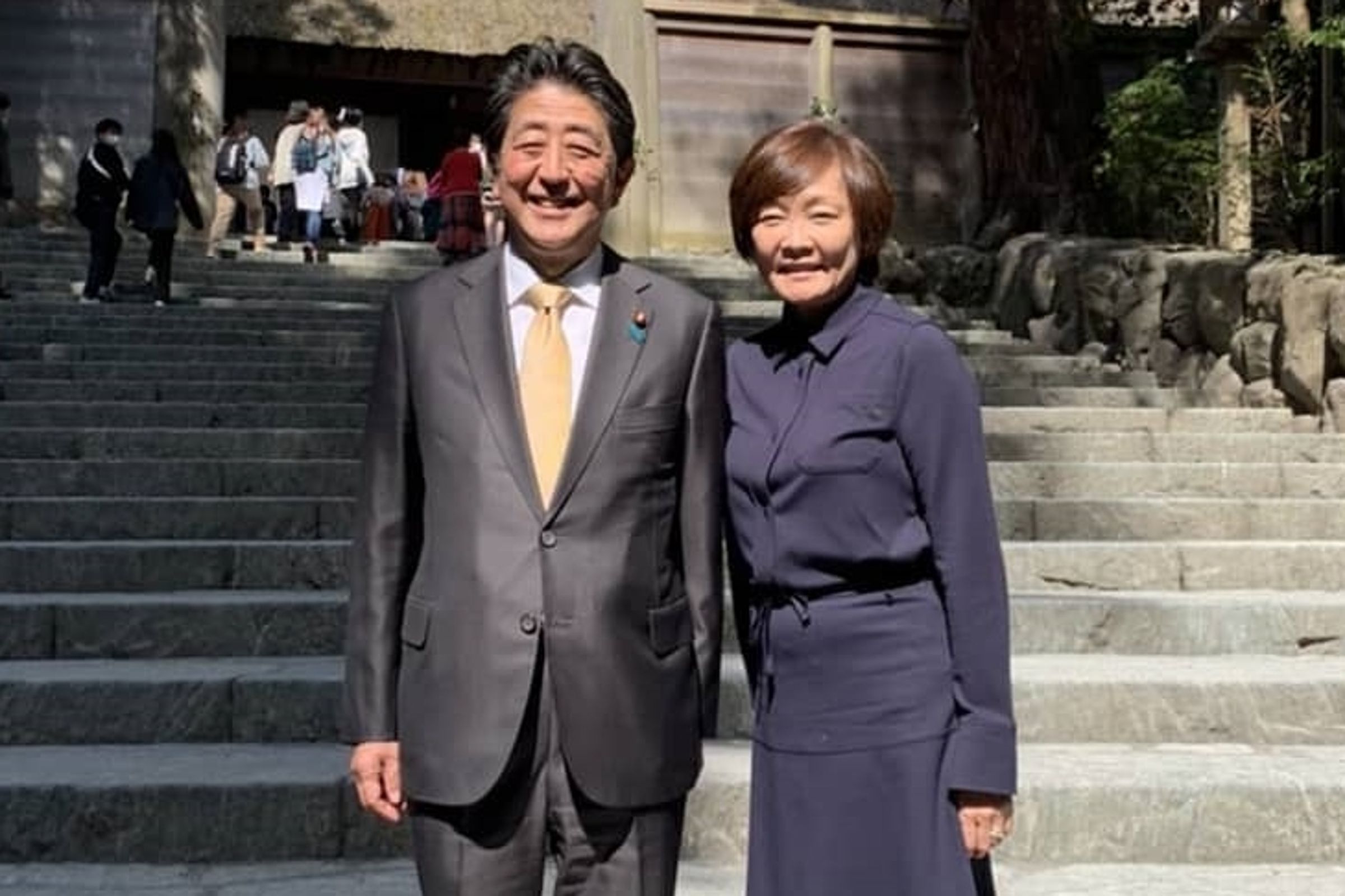 在判決出爐後,安倍前首相的夫人昭惠女士透過委任律師發表聲明。(翻攝自安倍昭惠IG)