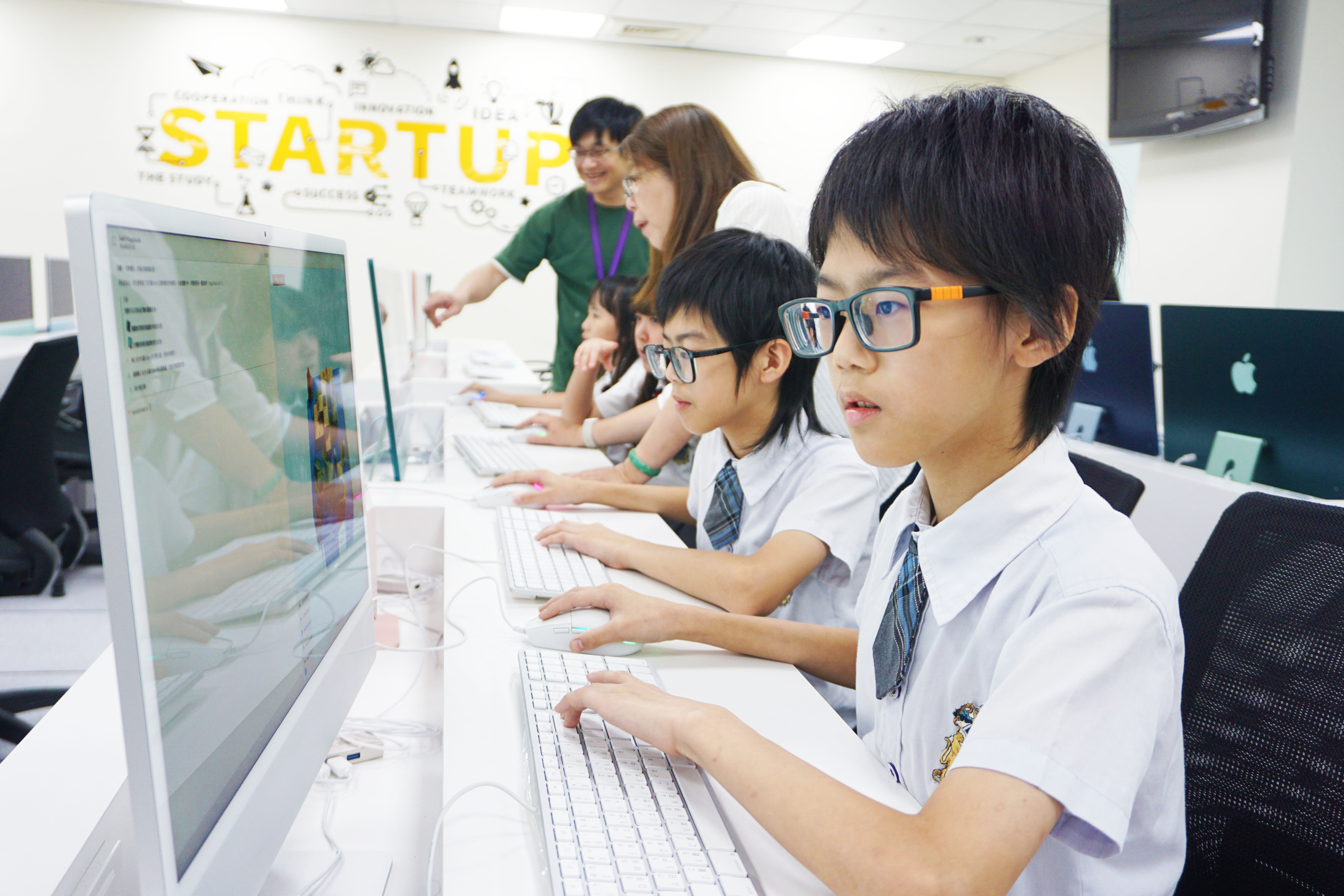 葳格北屯校區於2024年啟用 iMac Studio 教室，學習環境完全數位化。(葳格國際學校提供)