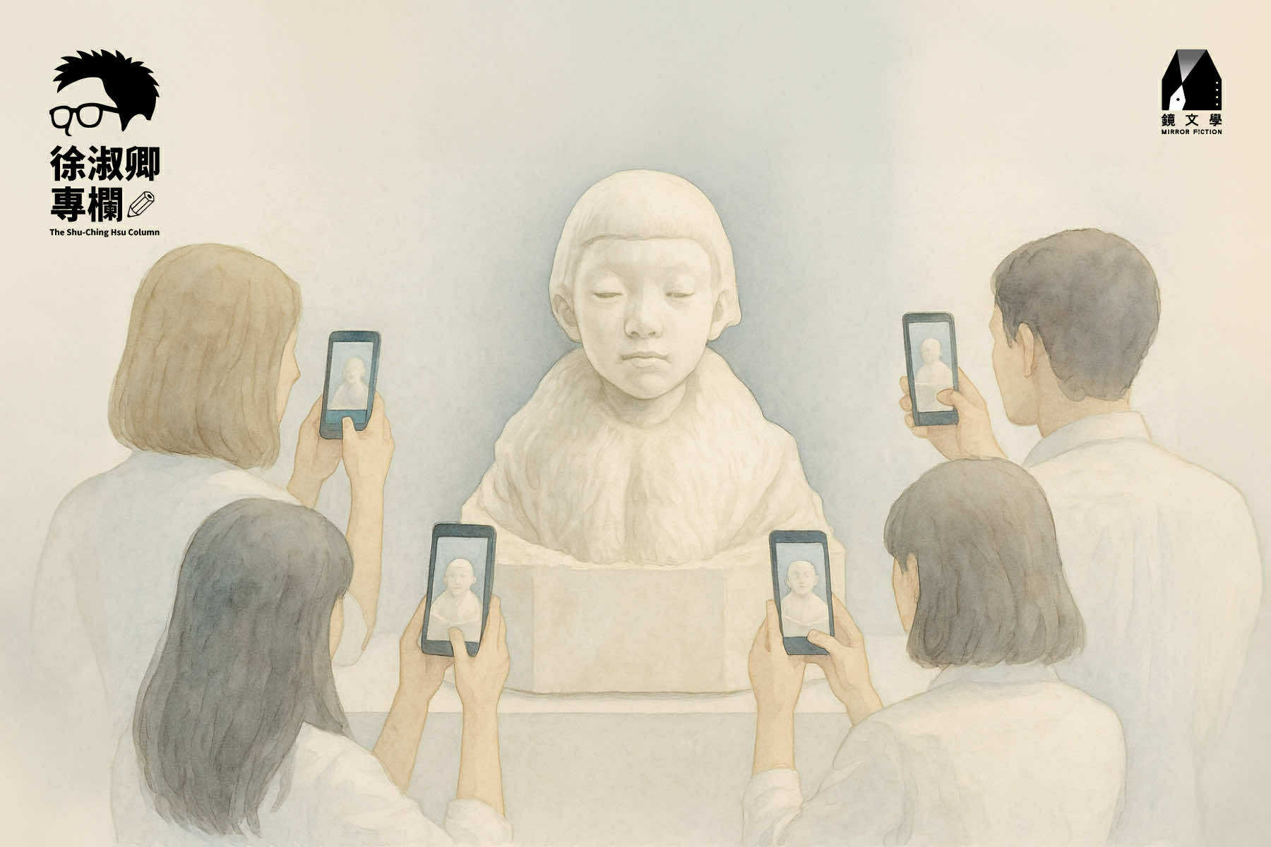 《不朽的青春》展覽，可說是台灣美術與社會大眾接軌的重要里程碑。黃土水「少女」胸像，是展覽中最受喜愛的作品之一。（圖∕顏一立