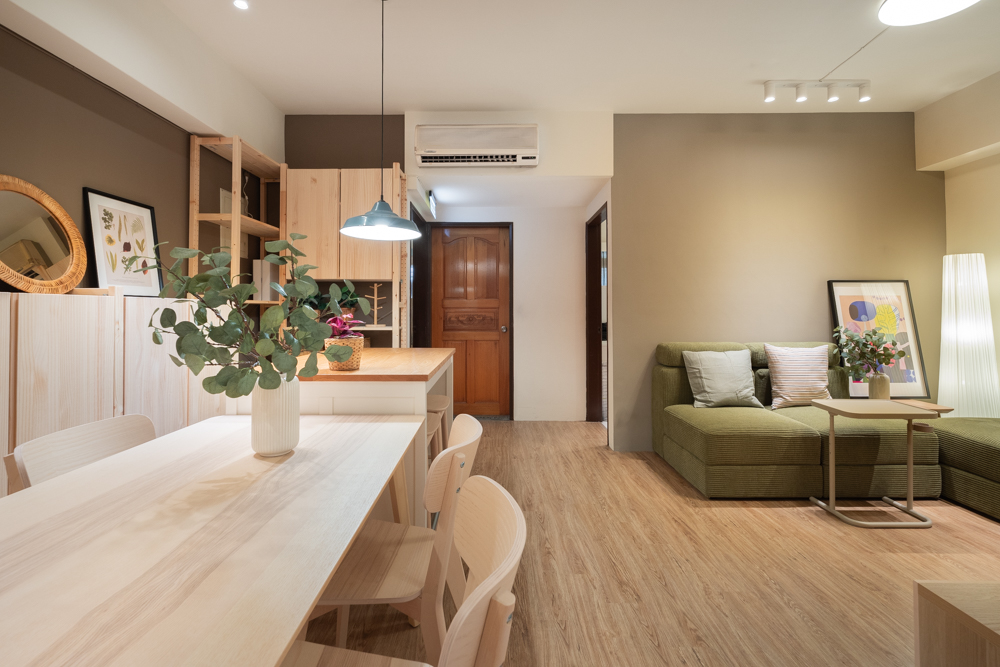 王品集團石二鍋與IKEA合作,打造北歐風員工休息室及宿舍,獲得好評。(王品集團提供)