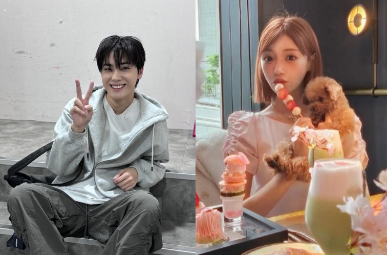 THE BOYZ成員周鶴年（左）再發聲，否認與明日花綺羅（右）發生性交易。（翻攝自instagram @_juhaknyeon_／@asukakiraran）