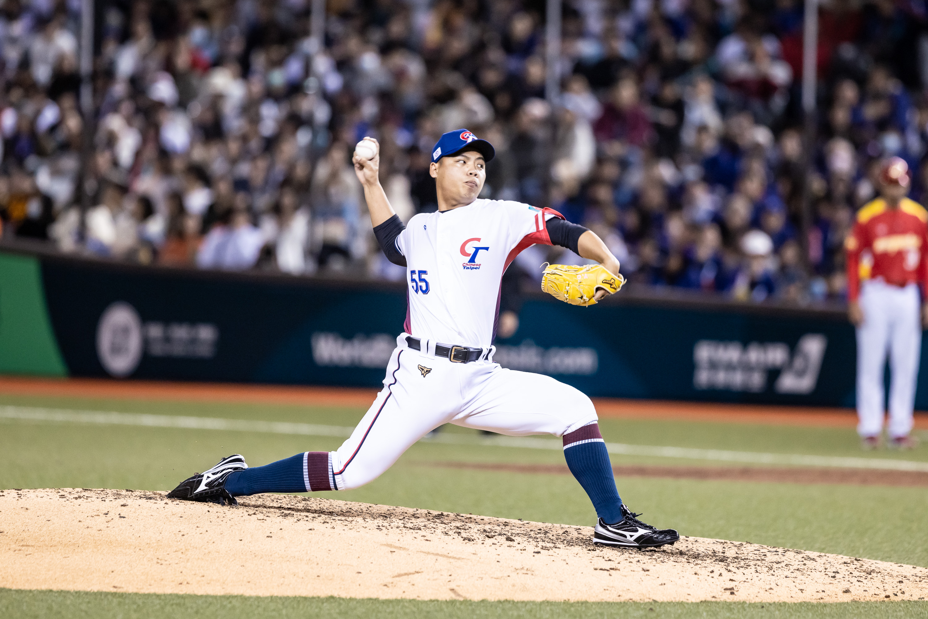 伍祐城表示，他非常珍惜披上國家隊球衣的機會。（棒協提供）