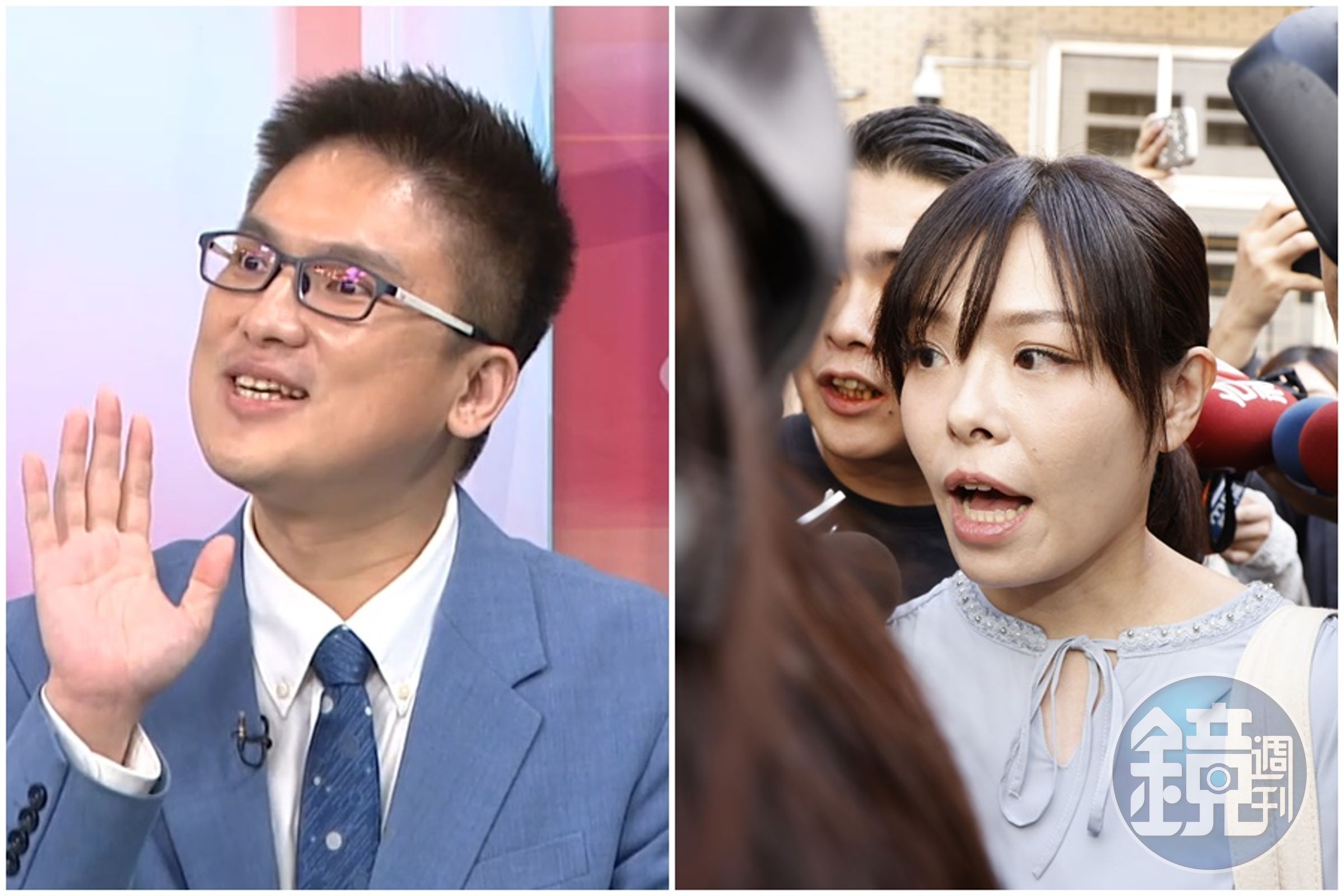名嘴徐嶔煌指高虹安和有婦之夫交往,高等法院今日判決徐嶔煌應賠償10萬元,全案確定。(翻攝自民視讚夯 Formosa TV Thumbs Up YT頻道、本刊資料照)