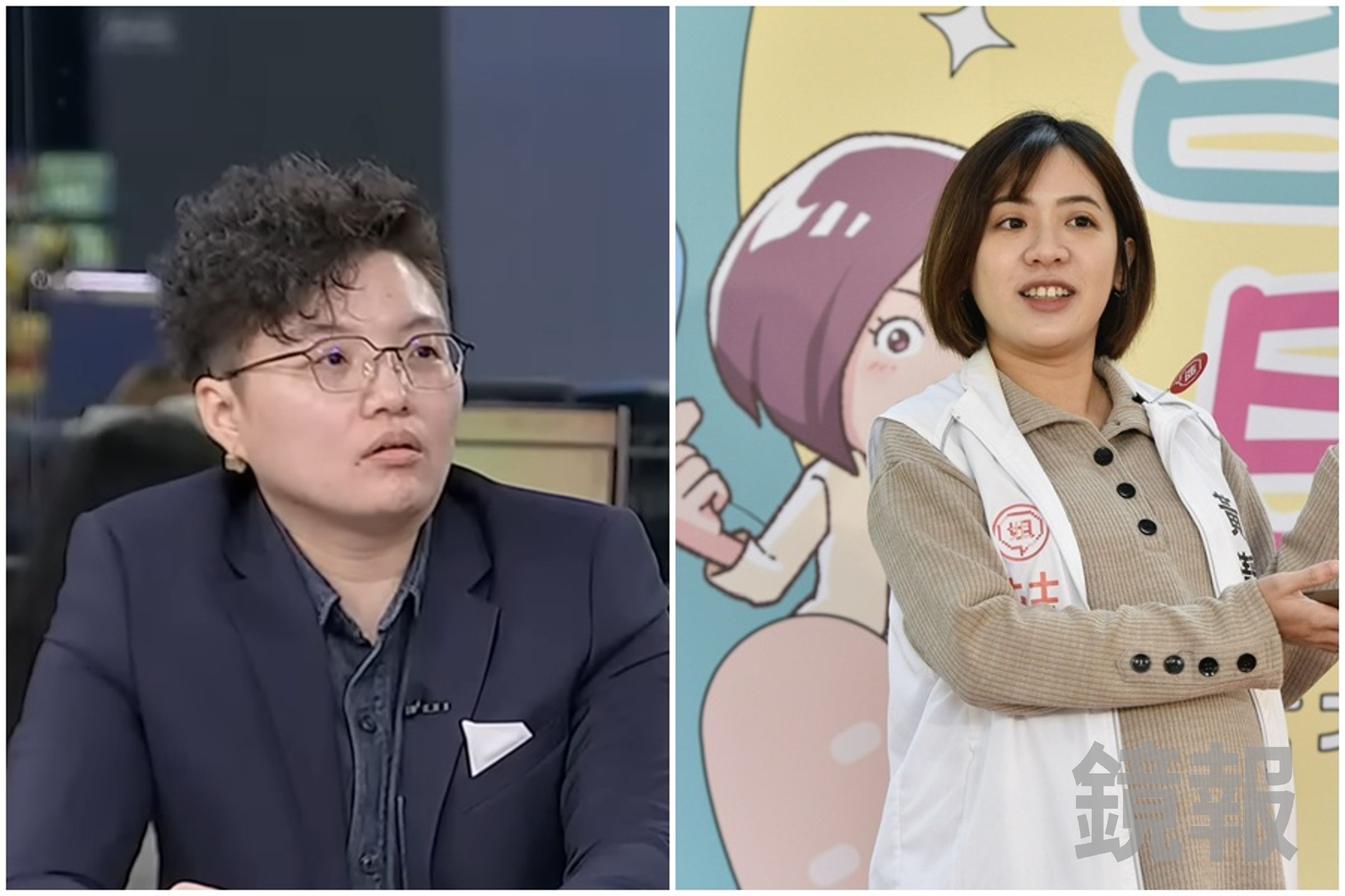 名嘴吳靜怡發文狂嗆學姐是過氣花瓶。（翻攝自鏡電視YT頻道，鏡報李智為）