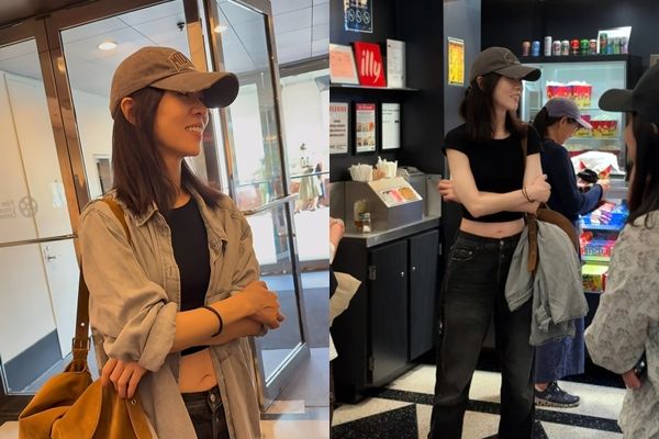 許多粉絲在當地巧遇謝盈萱。(小紅書)