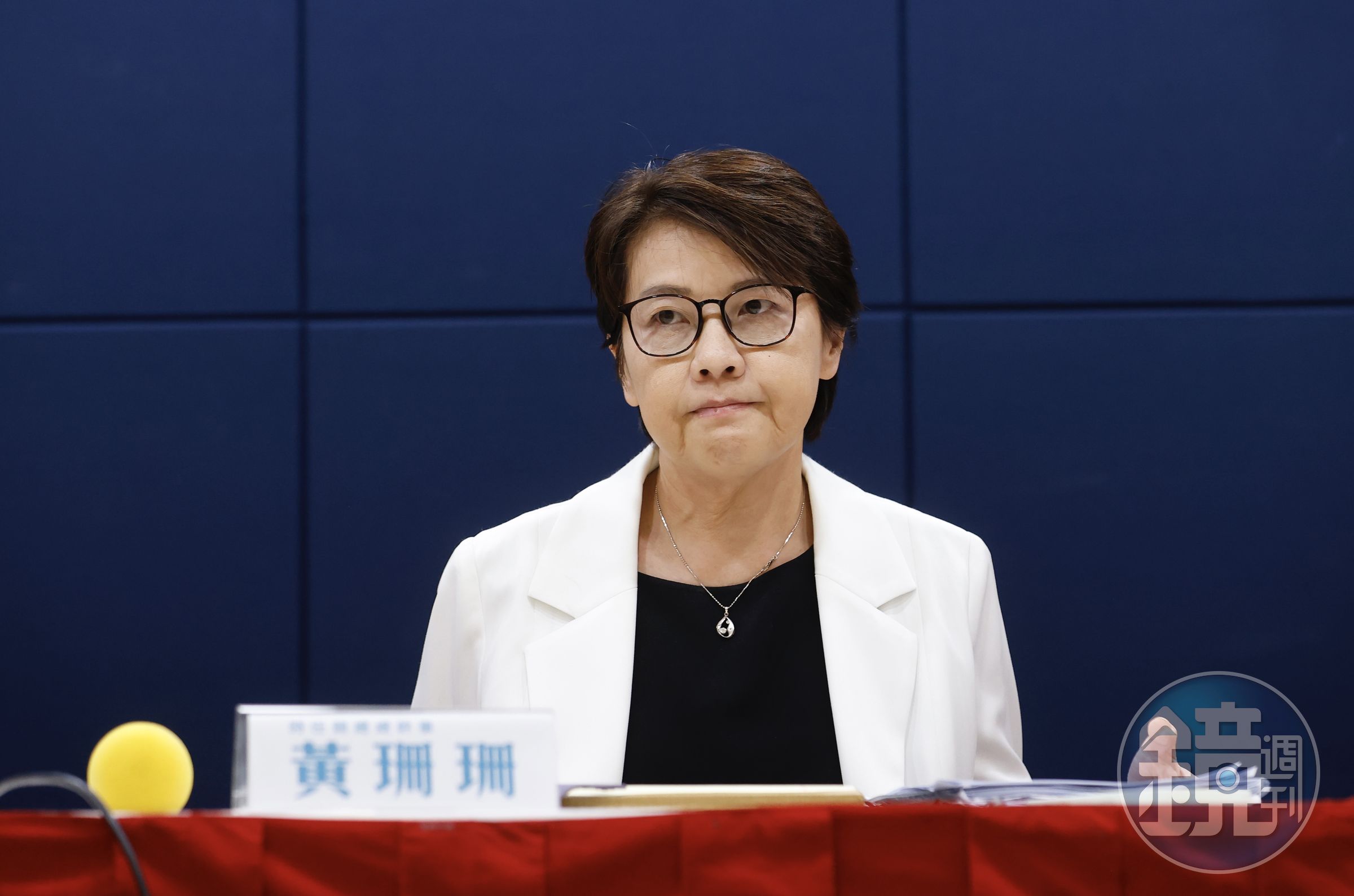 民眾黨中評會決議將黃珊珊（圖）以停權上限最高3年議處。