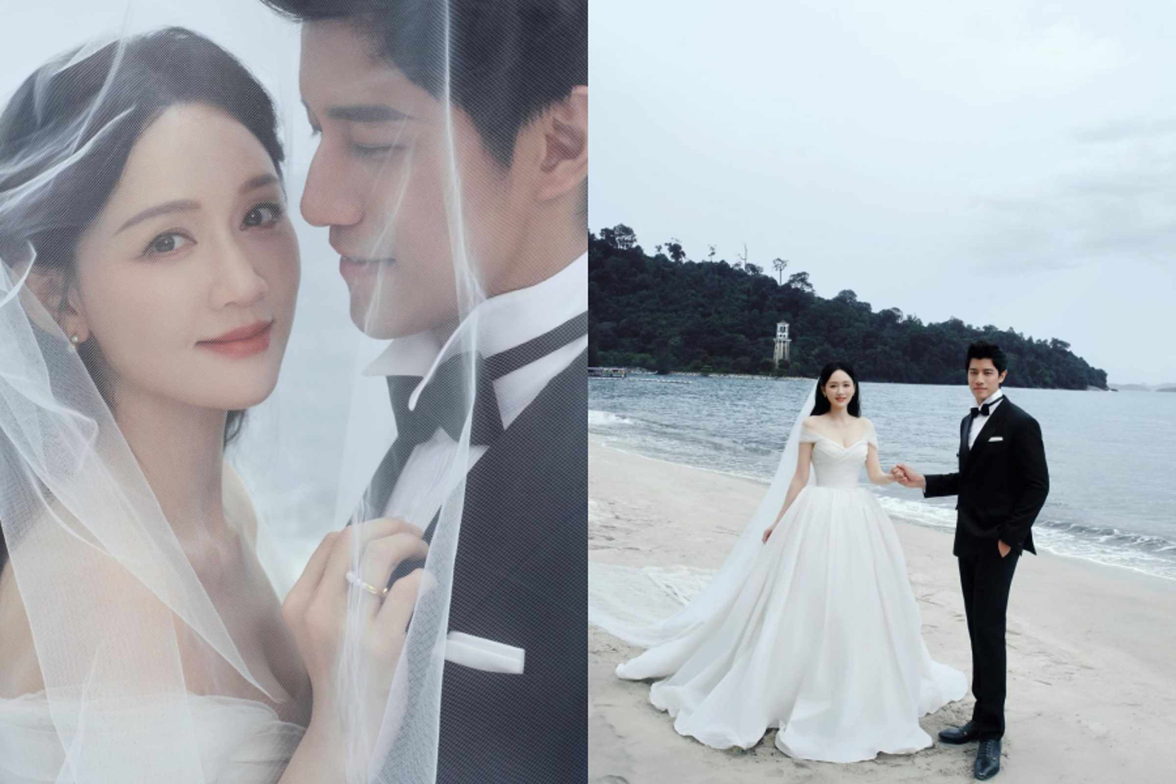 陳喬恩與Alan今在蘭卡威辦婚禮。（翻攝自@iam_joechen IG）