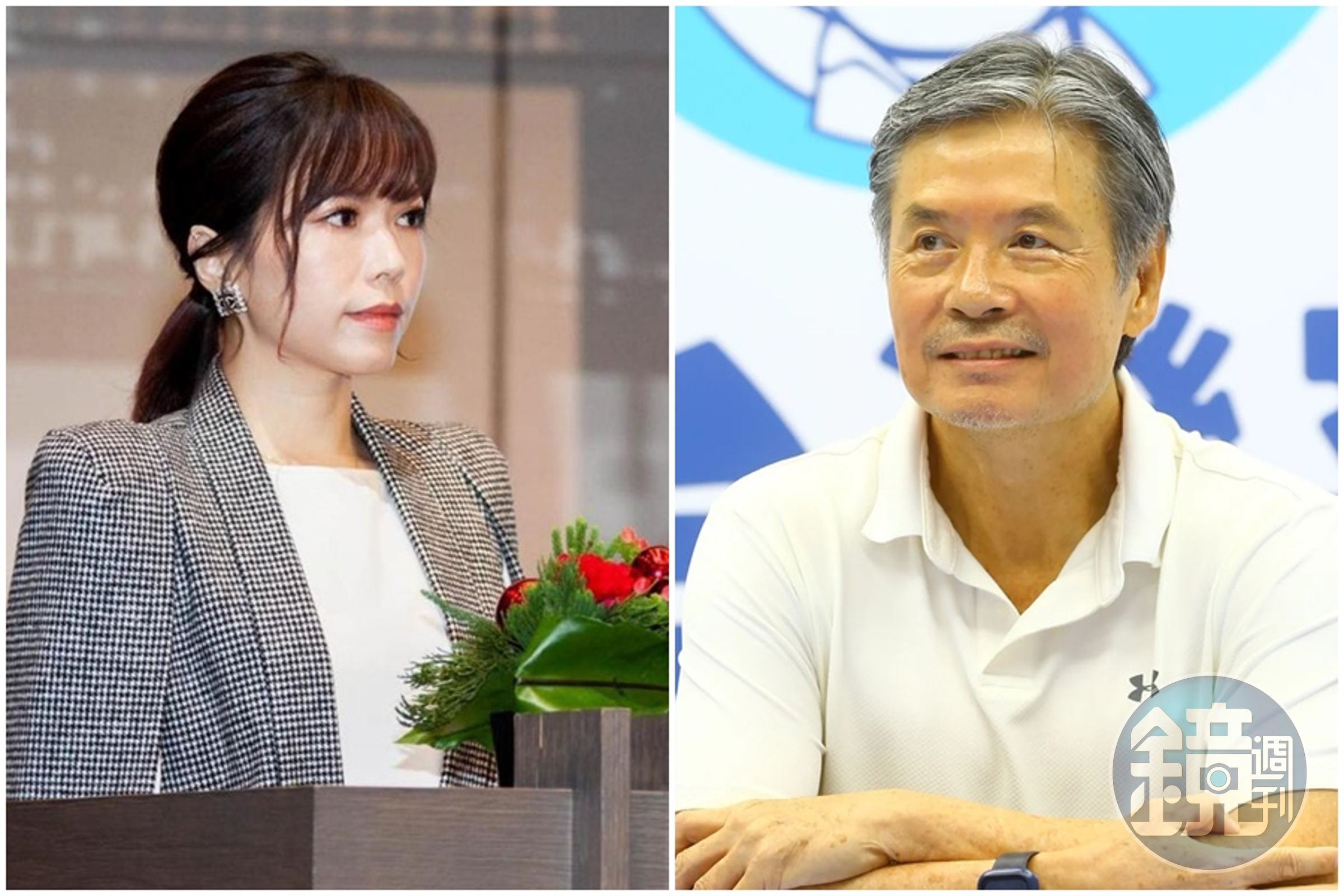 黃暐瀚認為自己認識的金溥聰（右），確實會因為私人電話外流而爆氣，左圖為致電地陳智菡。（左圖翻攝自陳智菡臉書，右圖本刊資料照）
