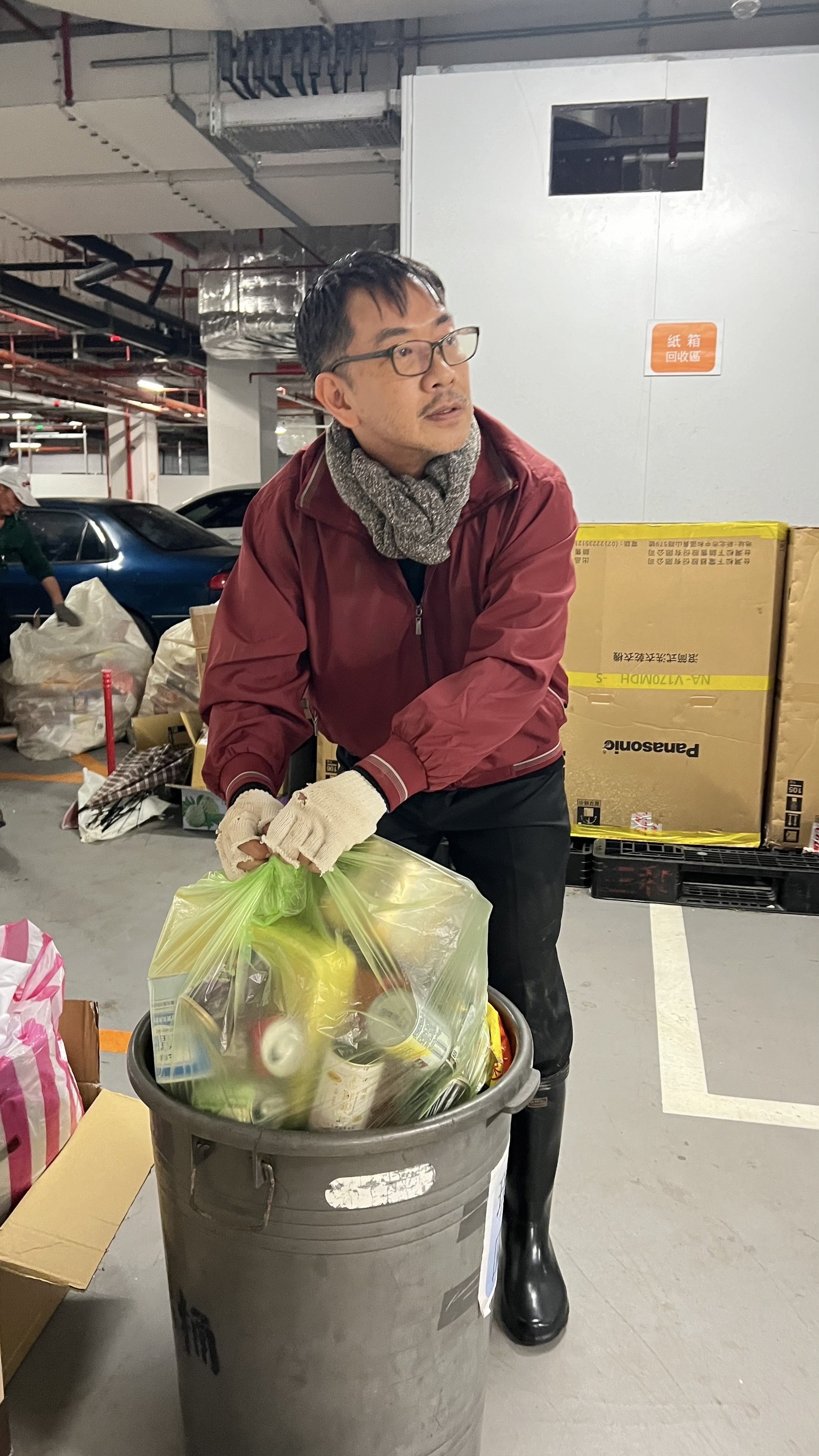 江俊翰的大叔模樣一度讓工作人員認不出。(民視提供)