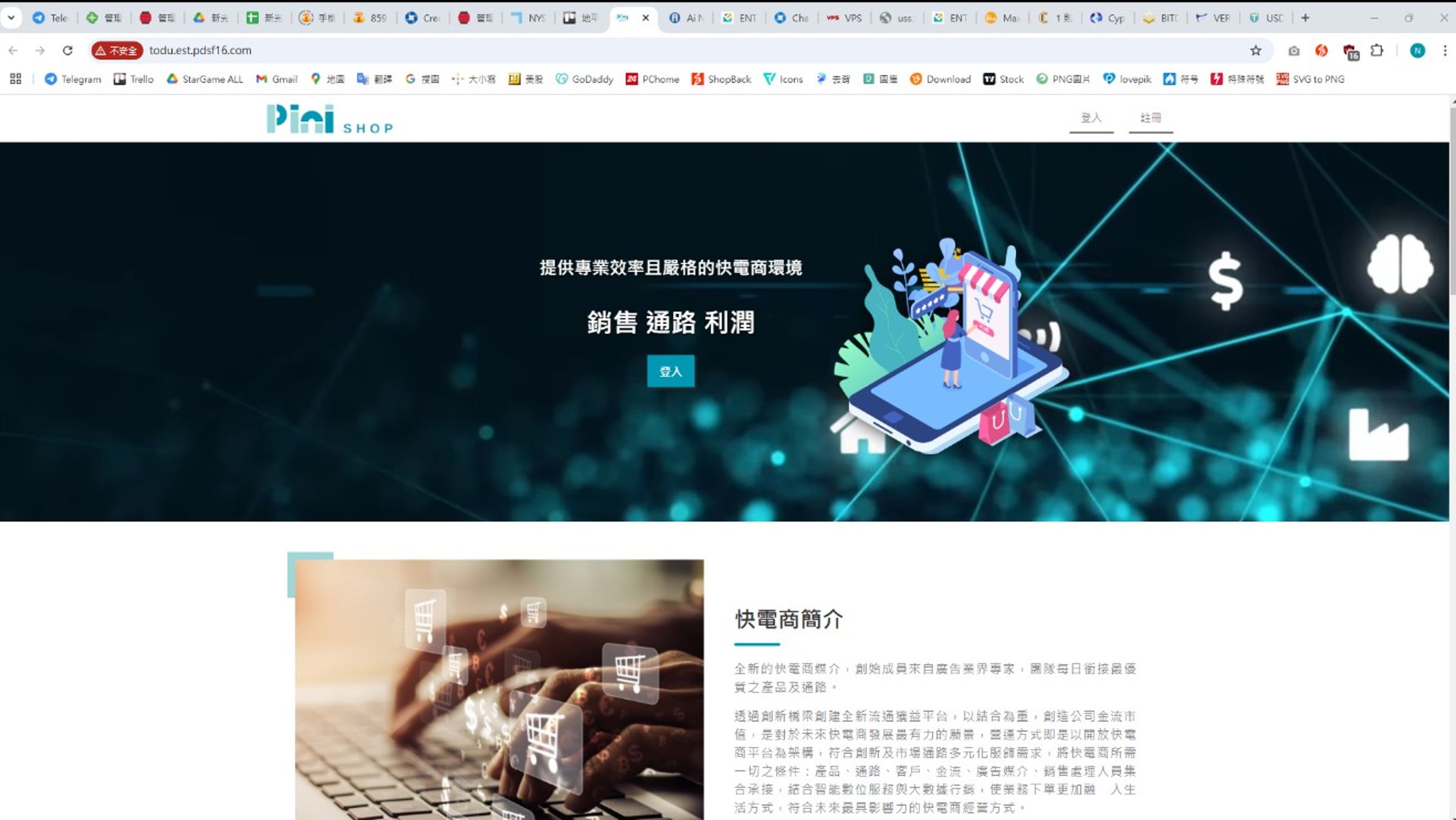 刑事局公布詐騙網站文案截圖。（警方提供）