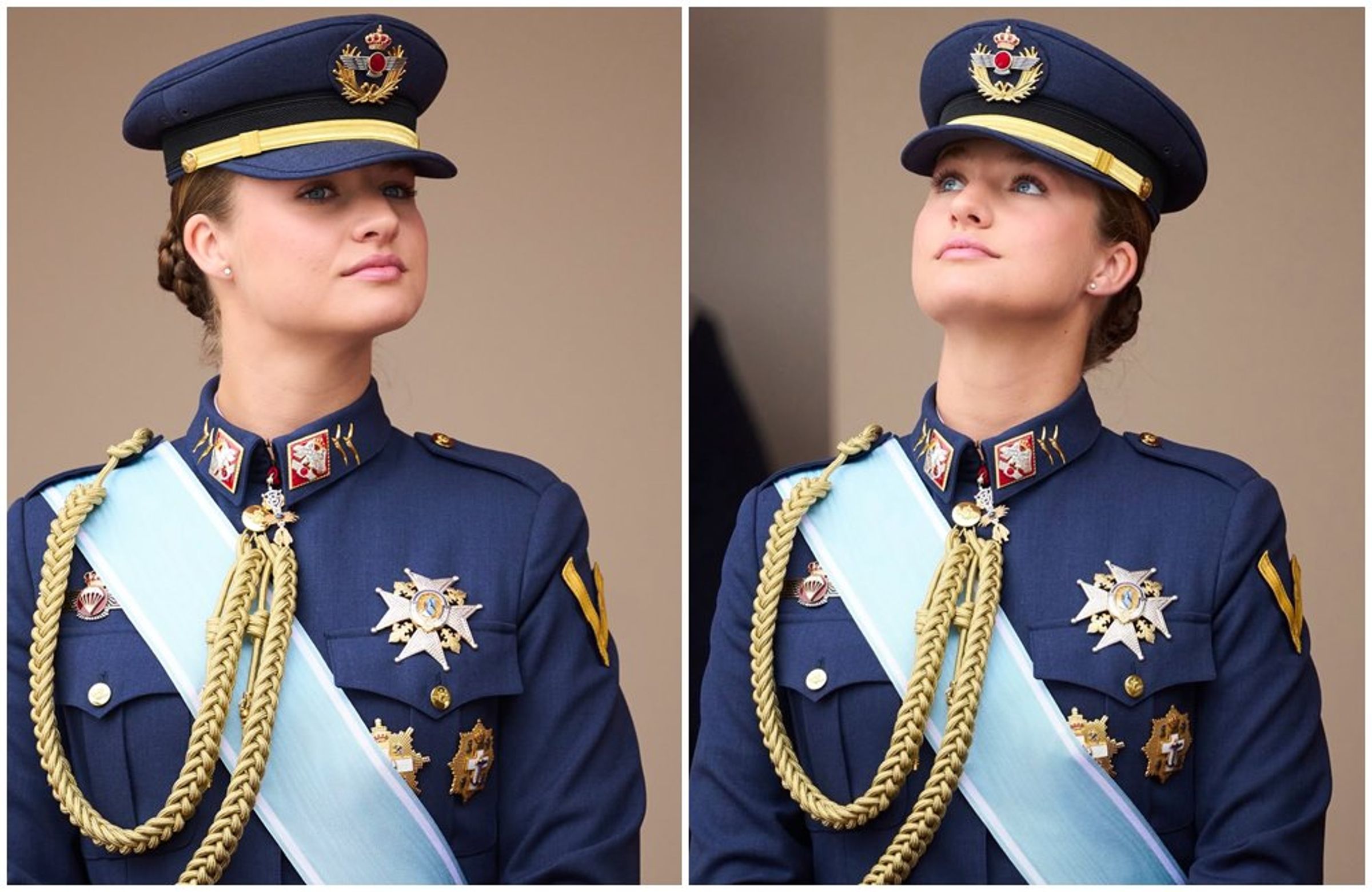 萊昂諾身穿空軍學員制服，英姿煥發。（翻攝theprincessesroyals IG）