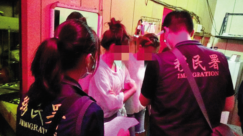 警政署及移民署已上緊發條，將全面查緝跨國賣淫的外籍人士。（翻攝畫面）