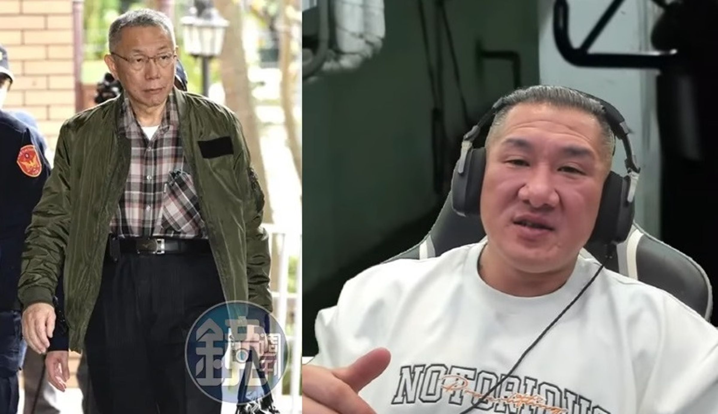 柯文哲再度被法院裁定羈押禁見，館長在直播中澄清自己非民眾黨員，遭網友質疑切割。（本刊資料照、翻攝YT頻道「館長惡名昭彰」）