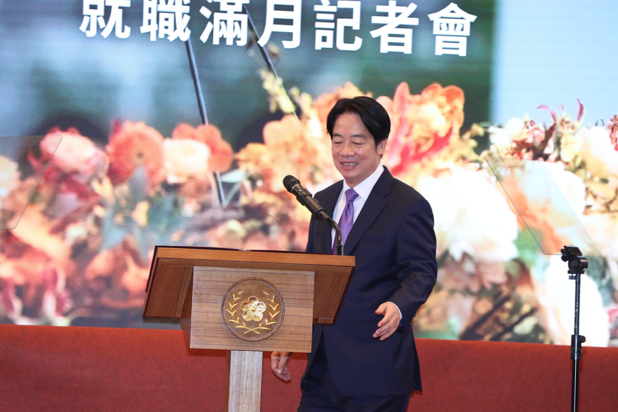 賴清德今召開滿月記者會，對於兩岸問題多有回應。