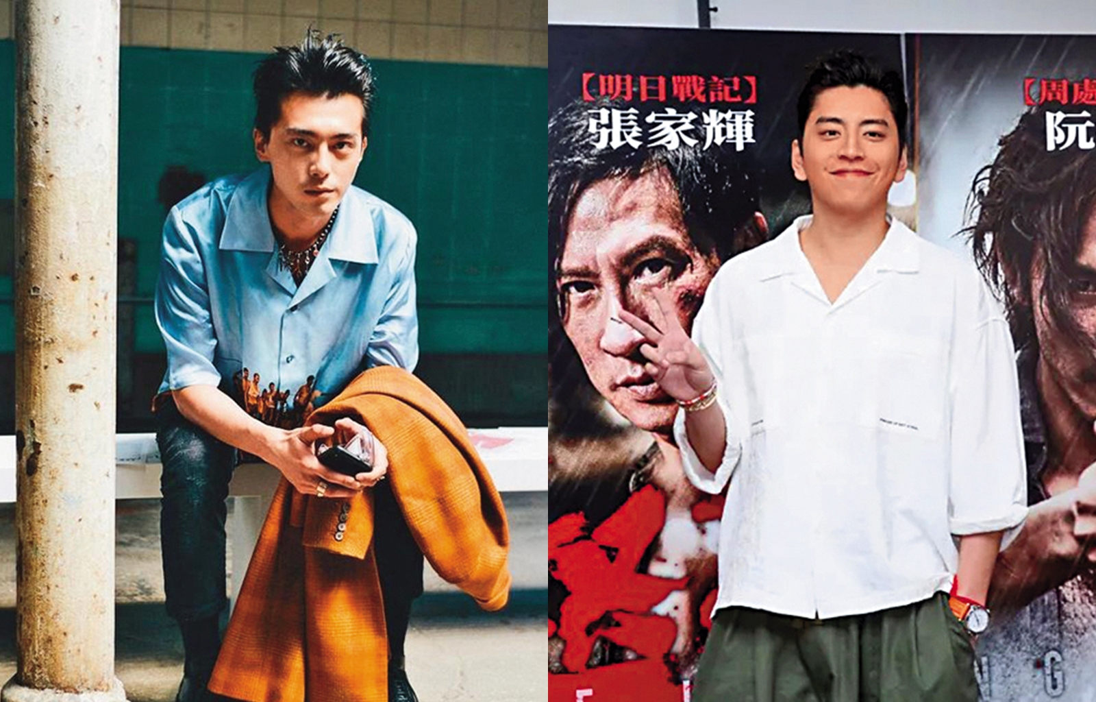 謝睿宸遭王大陸的舊愛砲轟強吻她,尤其謝、王兩人關係緊密。(翻攝謝睿震IG、資料照)
