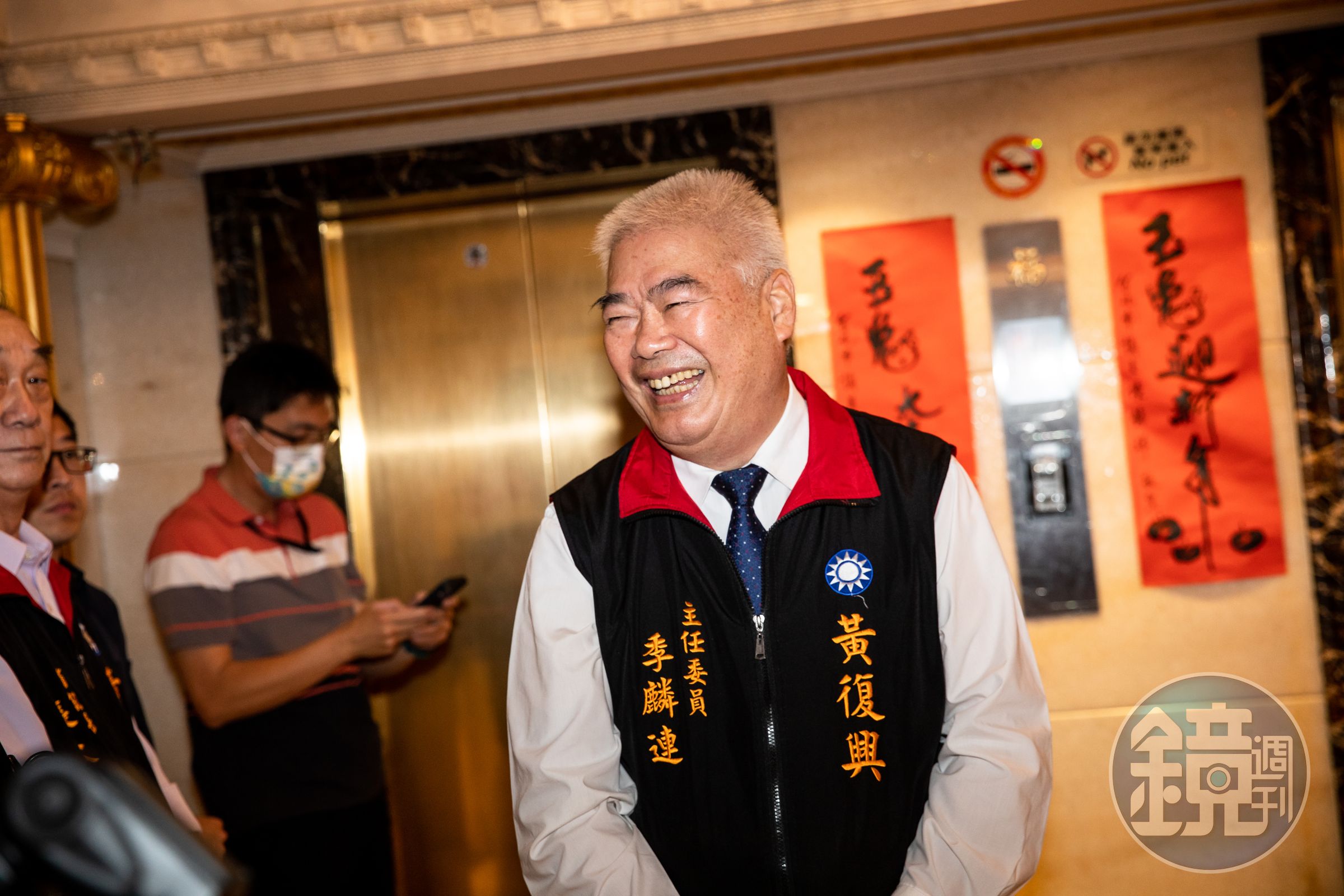季麟連曾任國民黨黃復興黨部主委,去年10月被鄭麗文邀請擔任國民黨副主席。(鏡報董孟航)