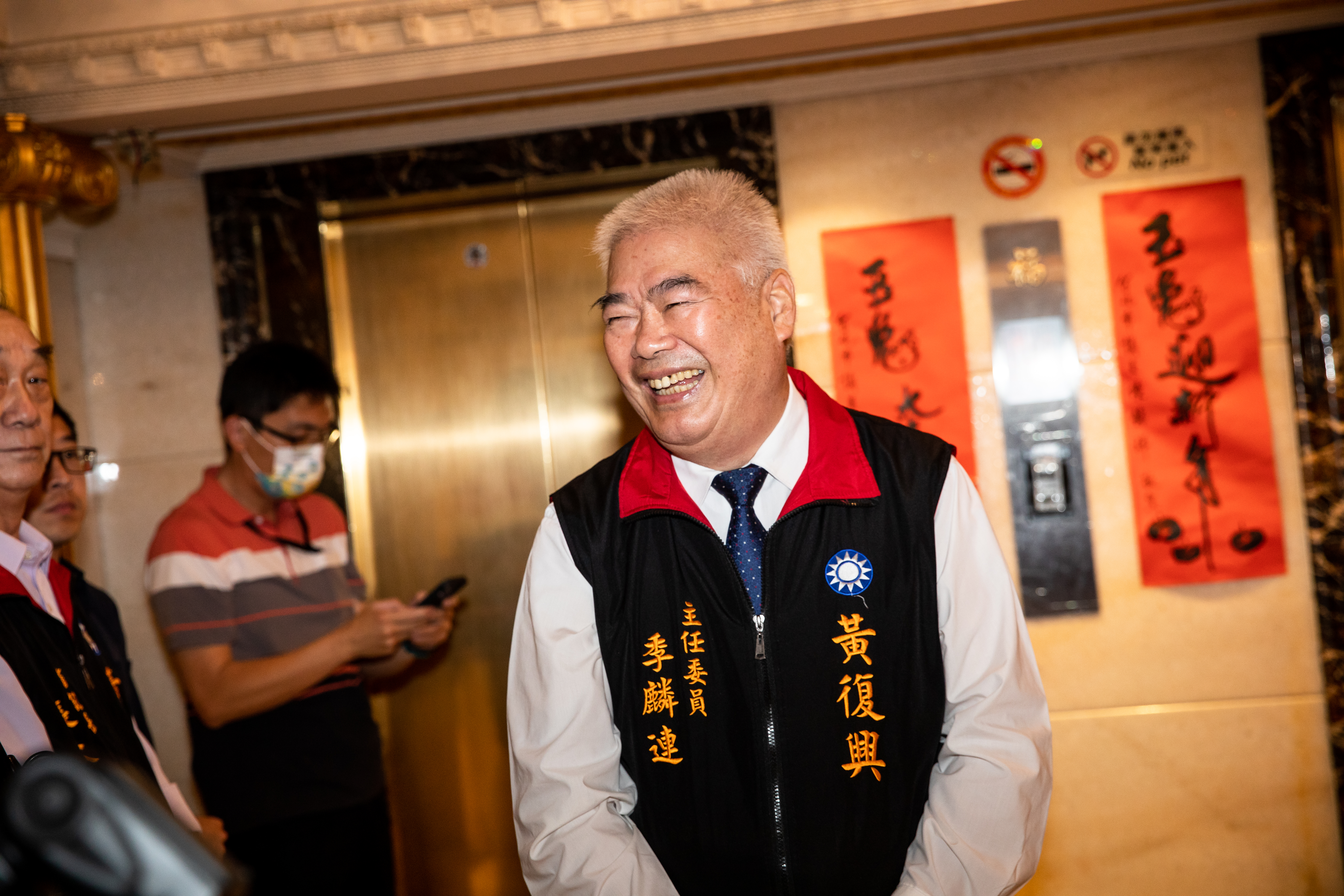 季麟連曾任國民黨黃復興黨部主委，去年10月被鄭麗文邀請擔任國民黨副主席。（鏡報董孟航）