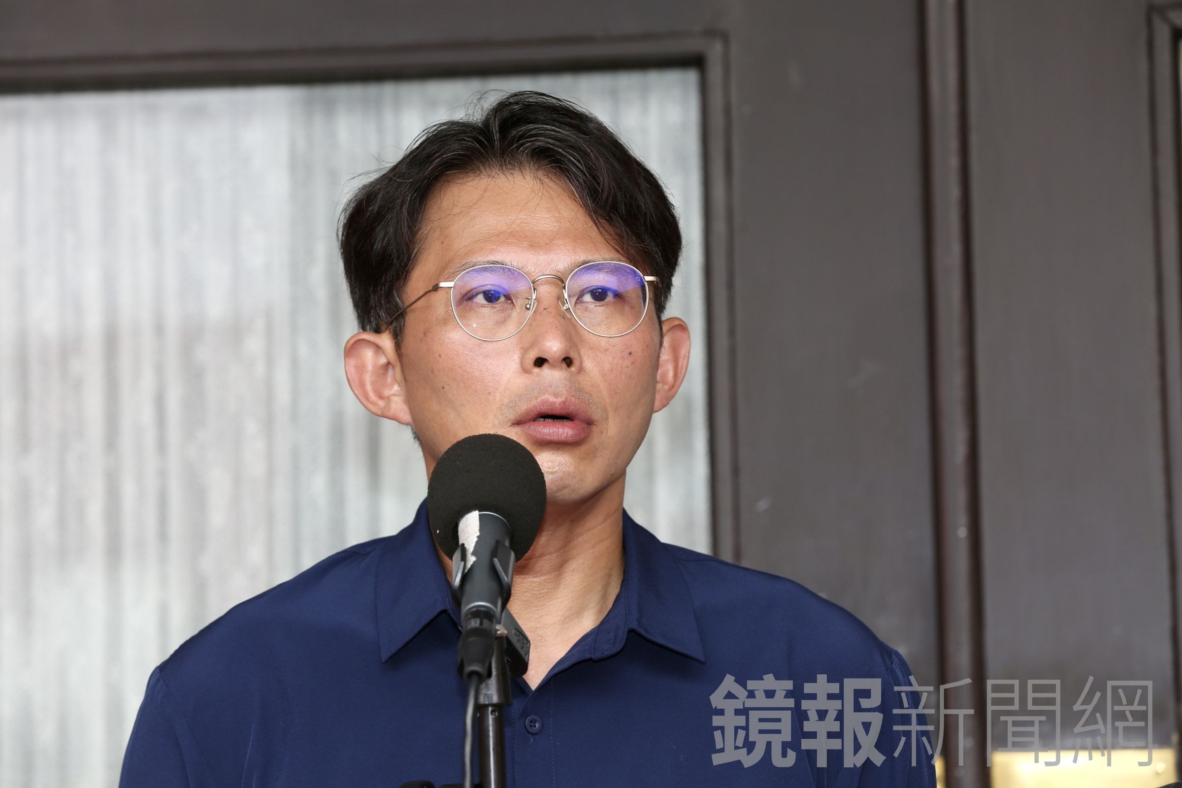 黃國昌稱7位大法官被提名人的色彩，因此民眾黨團全數不同意。（鏡報董孟航攝）