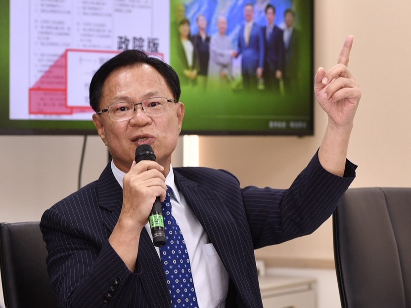 民眾黨徵召現任立委張啓楷（圖）投入嘉義市長選戰。（鏡報李智為）