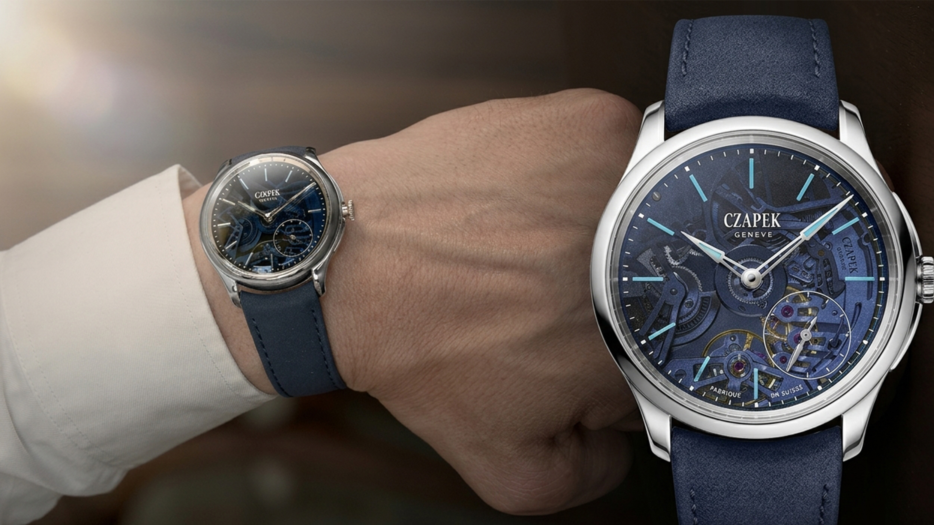 錶誌/讓人一眼著迷的鬆弛感!CZAPEK Promenade Transparencies "Aqua Blue"
