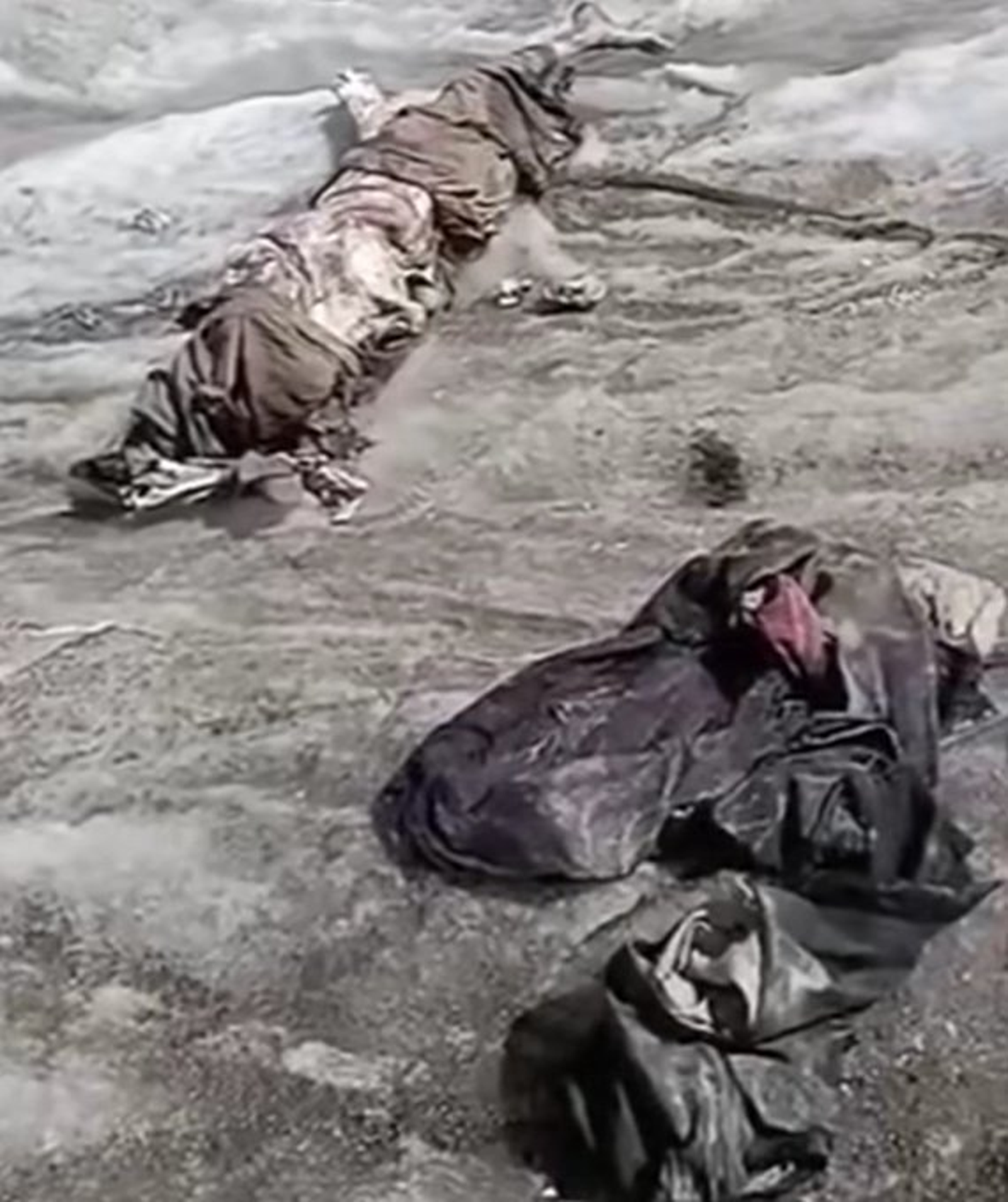 納西爾丁的遺體在冰川被發現，衣物也幾乎沒有破損。（翻攝X@groundcheck360）