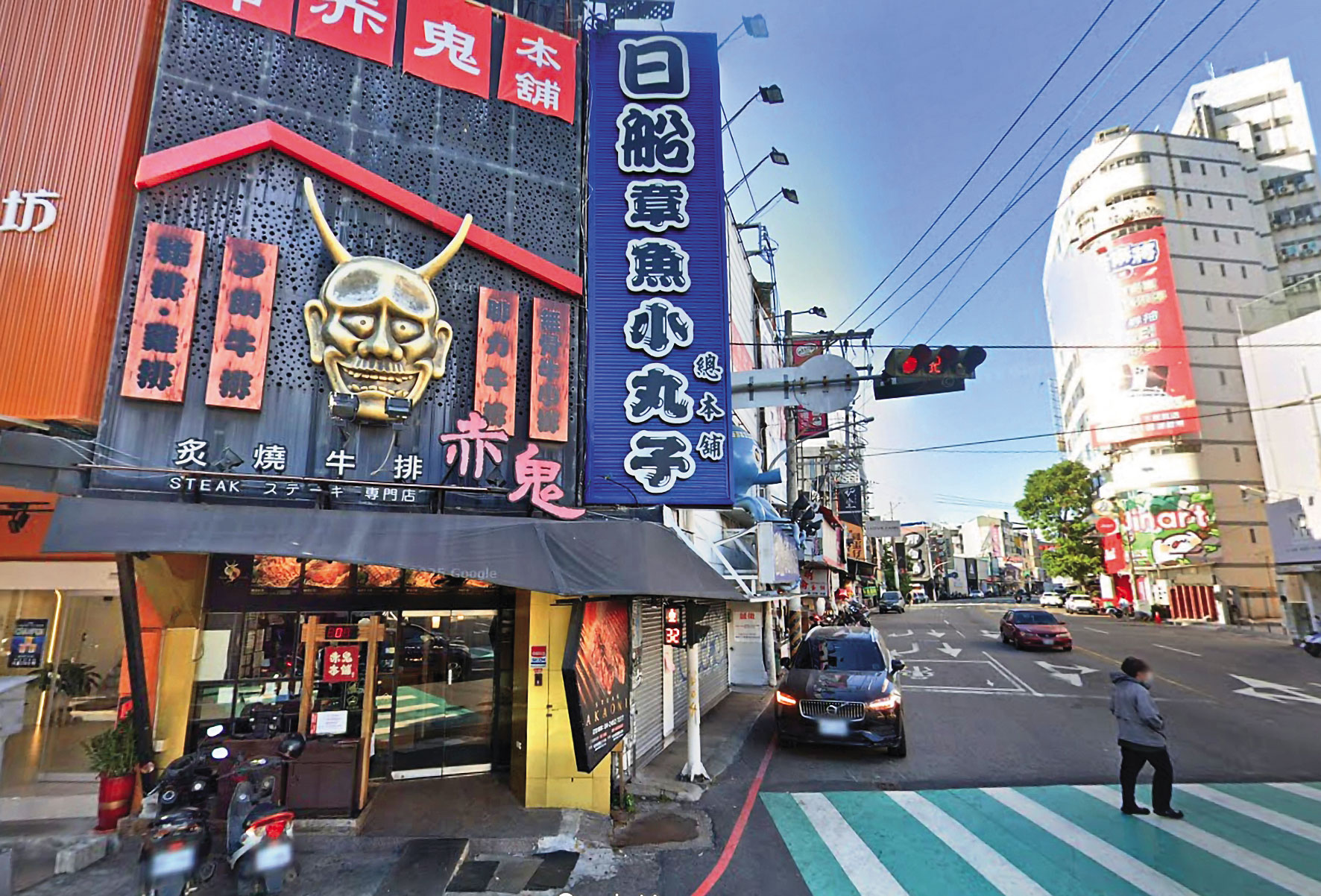 香港黑幫成員在赤鬼牛排（圖）進行攻擊前的沙盤推演。（翻攝Google Maps）