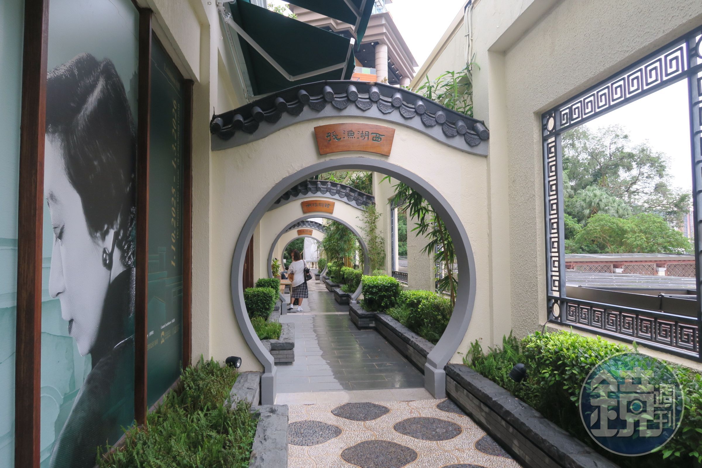 中西合璧的建築也是影灣園的特色之一。