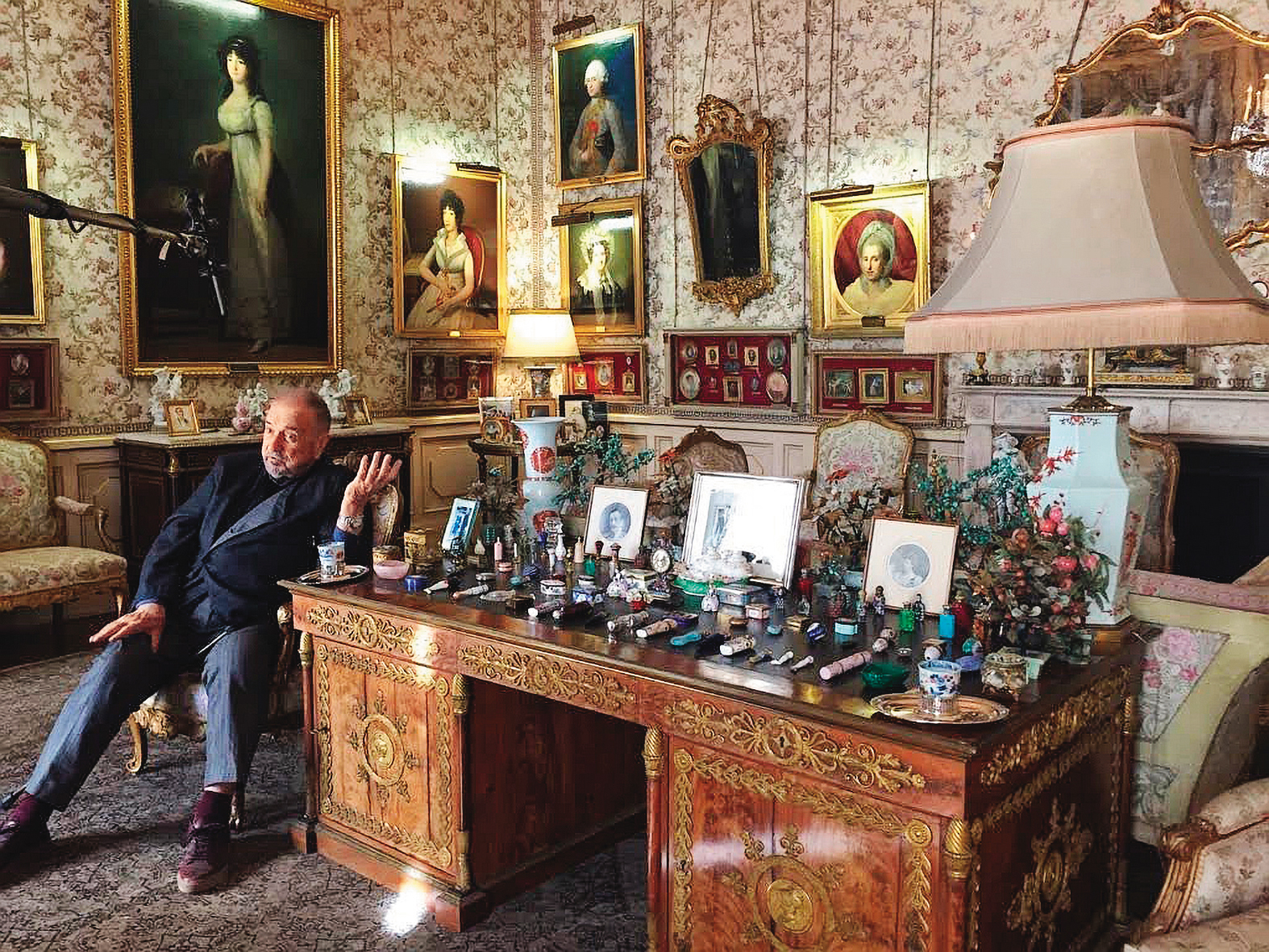 劇作家卡葉爾在西班牙普拉多博物館，透過鏡頭講述哥雅逾千件的繪畫作品、手稿信件的故事。（海鵬提供）