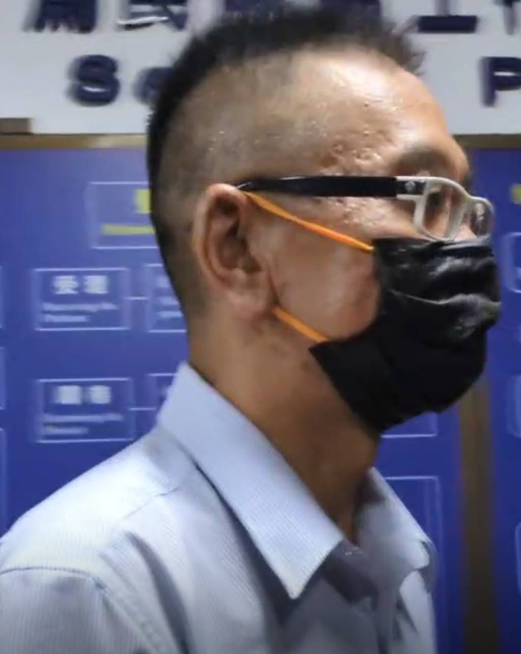 中院裁定余凌冲2千萬元交保。(鄧玉瑩攝影)