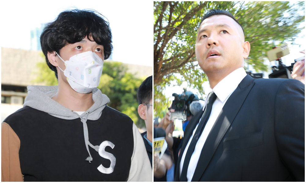 吳季穎（左圖）涉賭打假球，陳建州（右圖）今聞此事尬笑回應。