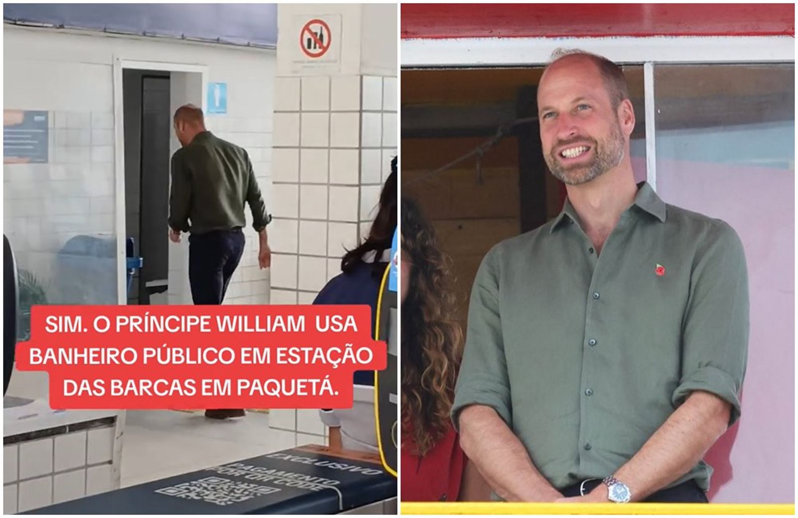 威廉王子「急奔公廁」影片瘋傳！　巴西網友讚樸實：連政客都不敢上