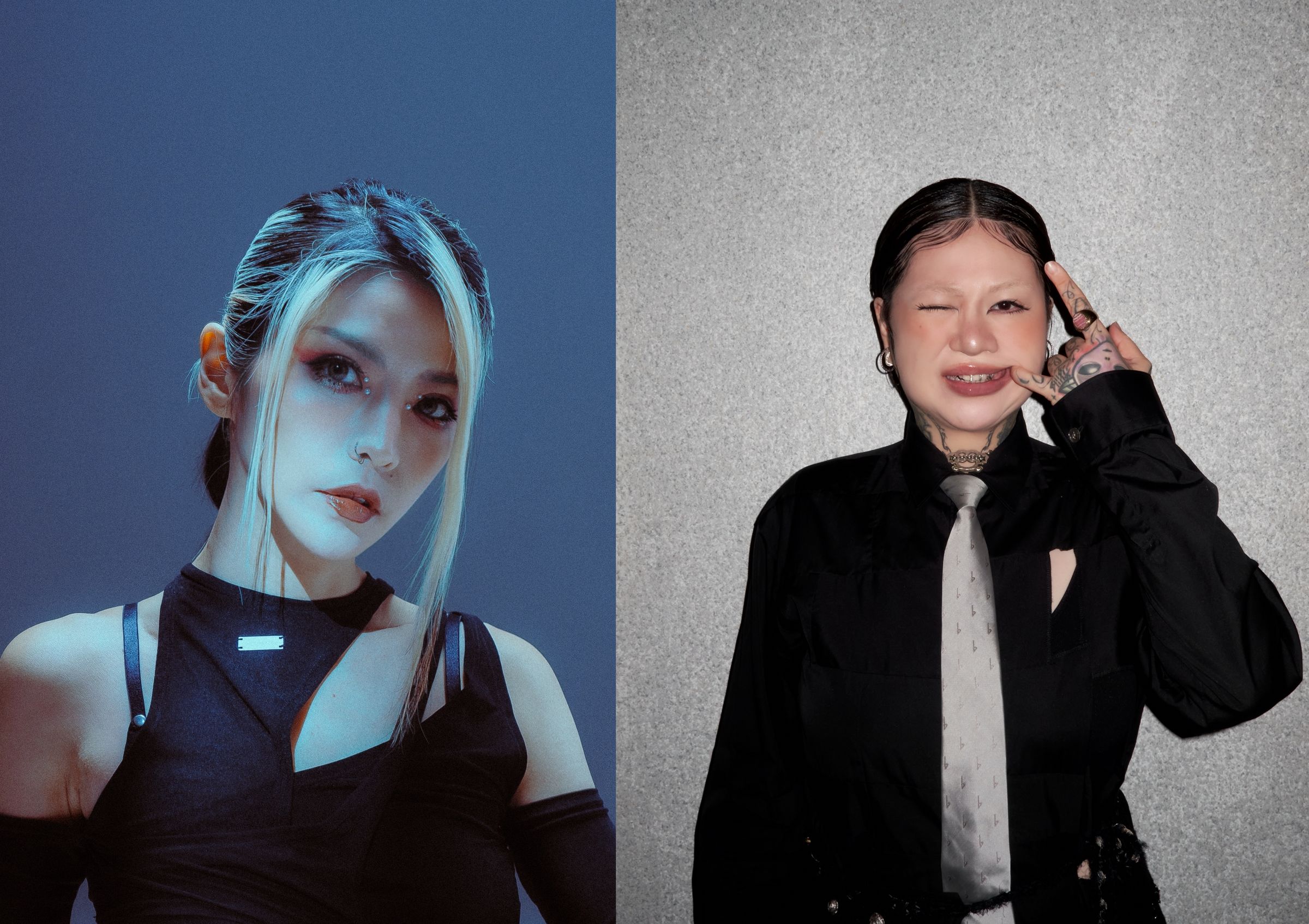 婦女節派對表演者Subez Yeti、Molly Lin(左)。(Sensual Seduction/國際婦女跳舞陣線提供)