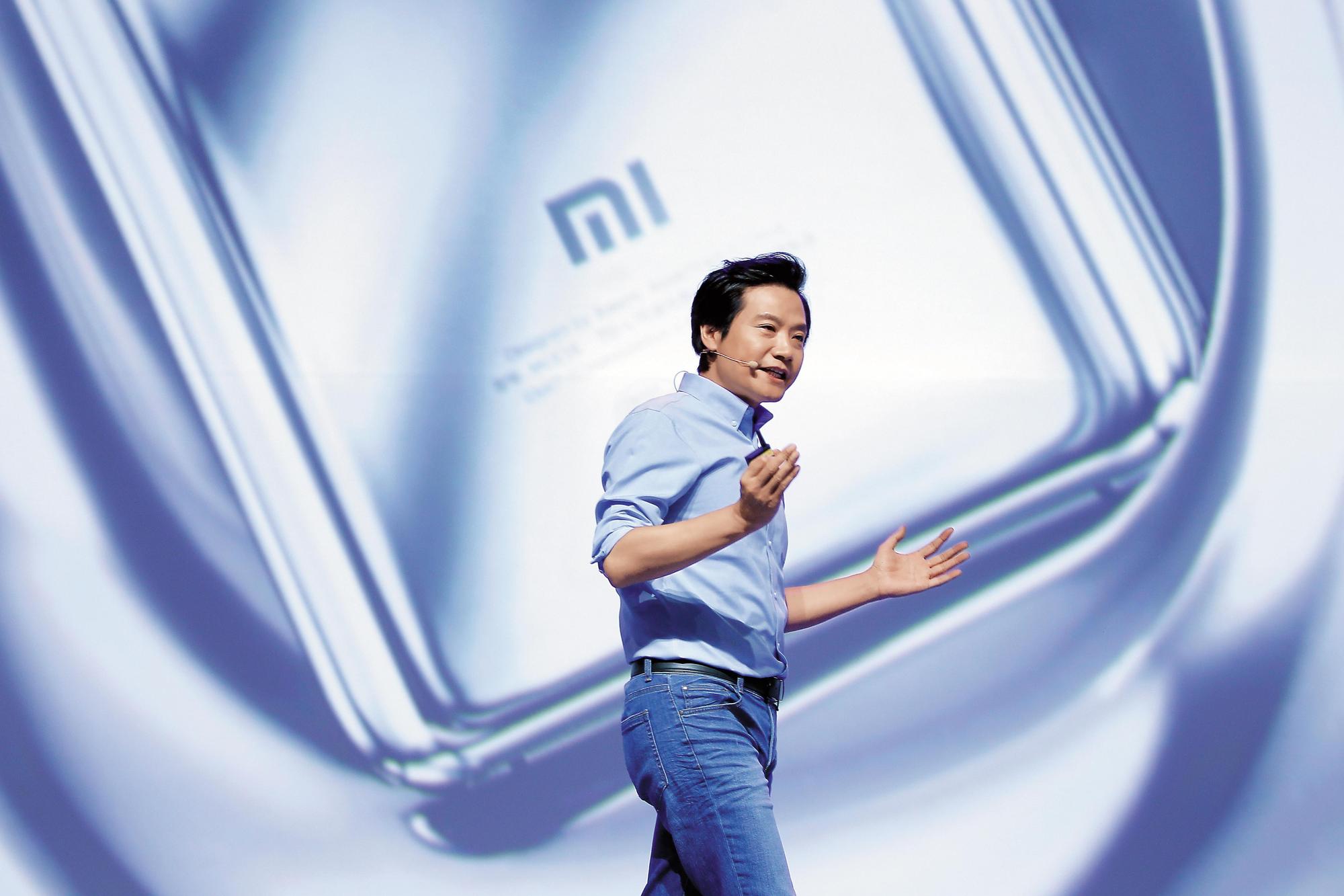 有網友爆料，稱中國小米在2月底將大規模裁員。圖為小米創辦人雷軍。（示意圖，東方IC）