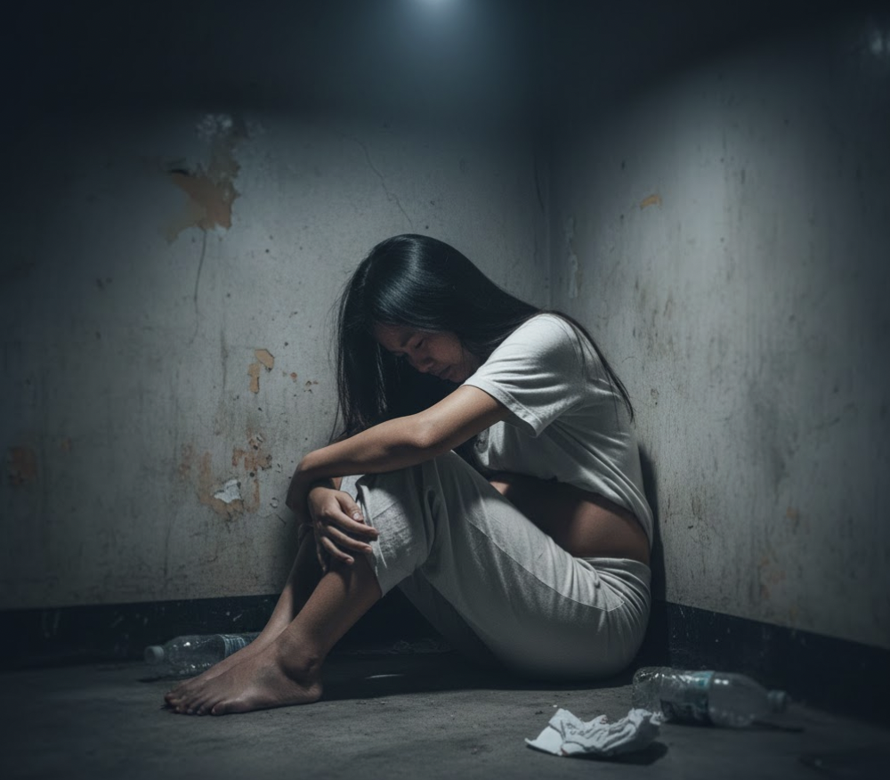 泰國近日發生一起震驚社案件，一名少婦被丈夫逼迫賣淫，甚至被迫跟公公上床。（示意圖，由AI生成）