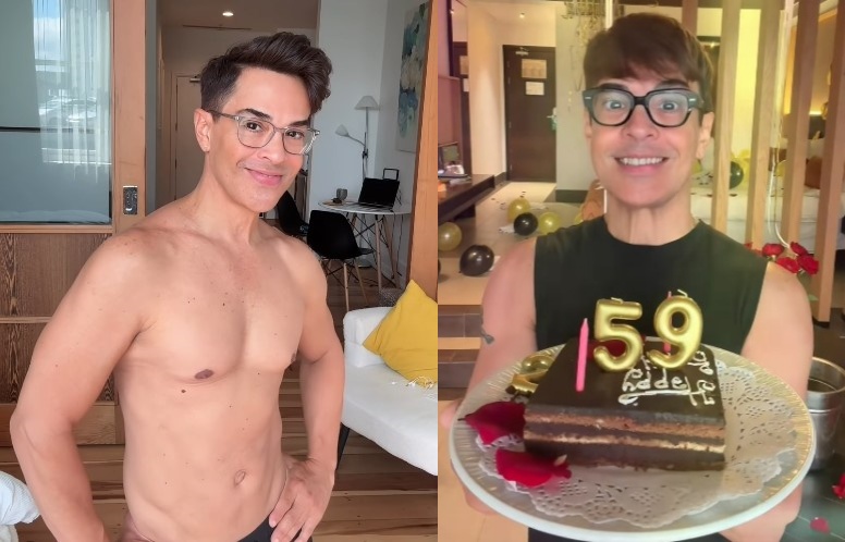 59歲的艾迪臣常被誤認為是20歲的年輕人。（翻攝自instagram/iamedsonbrandao）