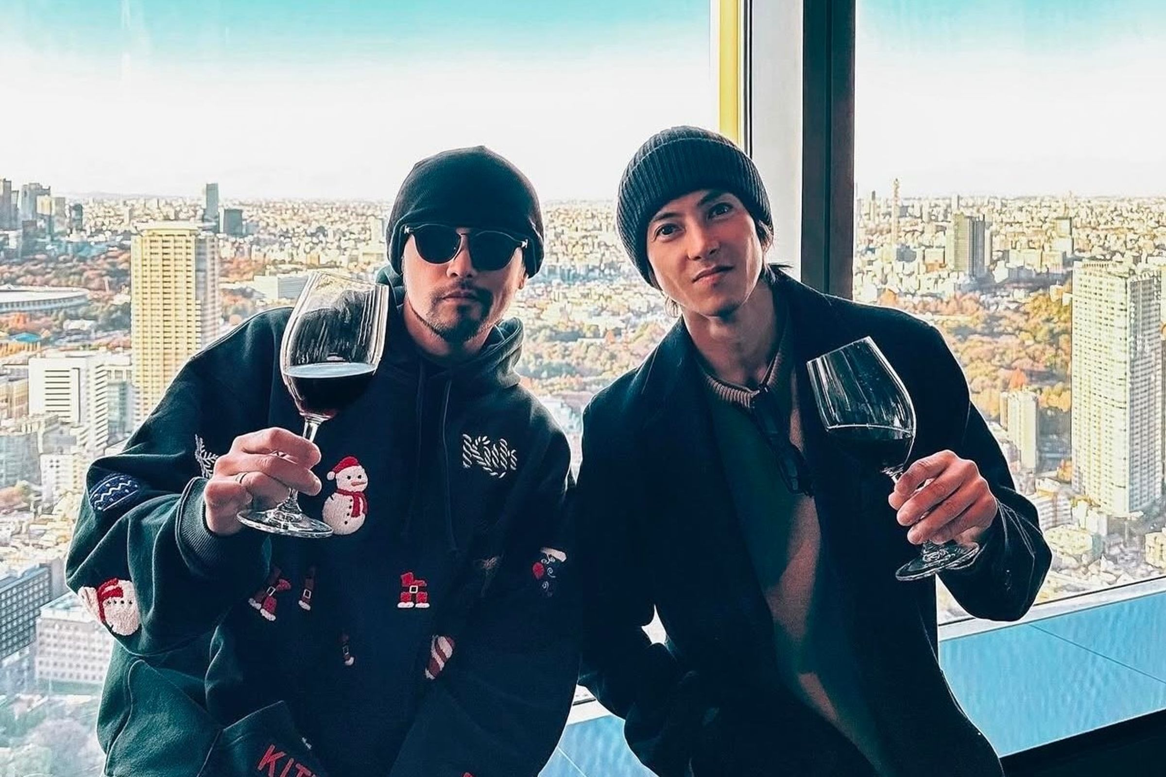 周杰倫與山下智久聚會。(翻攝自周杰倫IG)