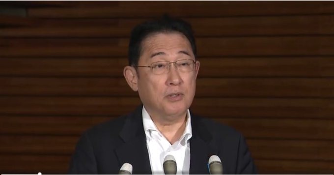 岸田文雄不再當日本首相「自民黨要改變」，新總裁之戰開打！「親台派」呼聲高。（翻自首相官邸X平台）